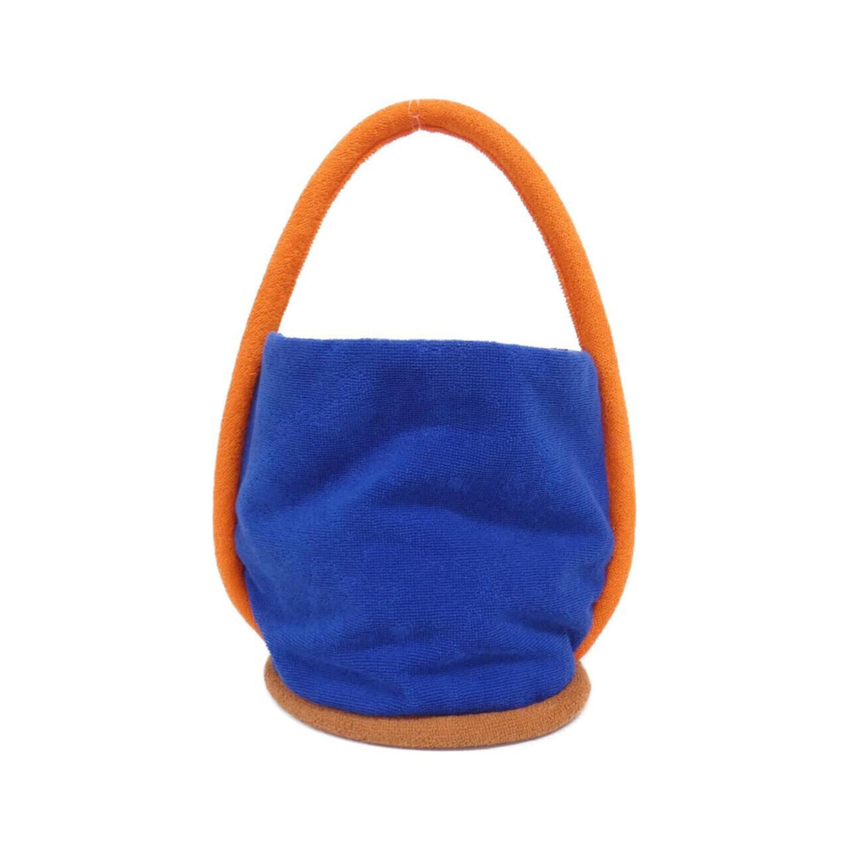 Hermes Blue Orange Cotton Handbag (Pre-Owned)