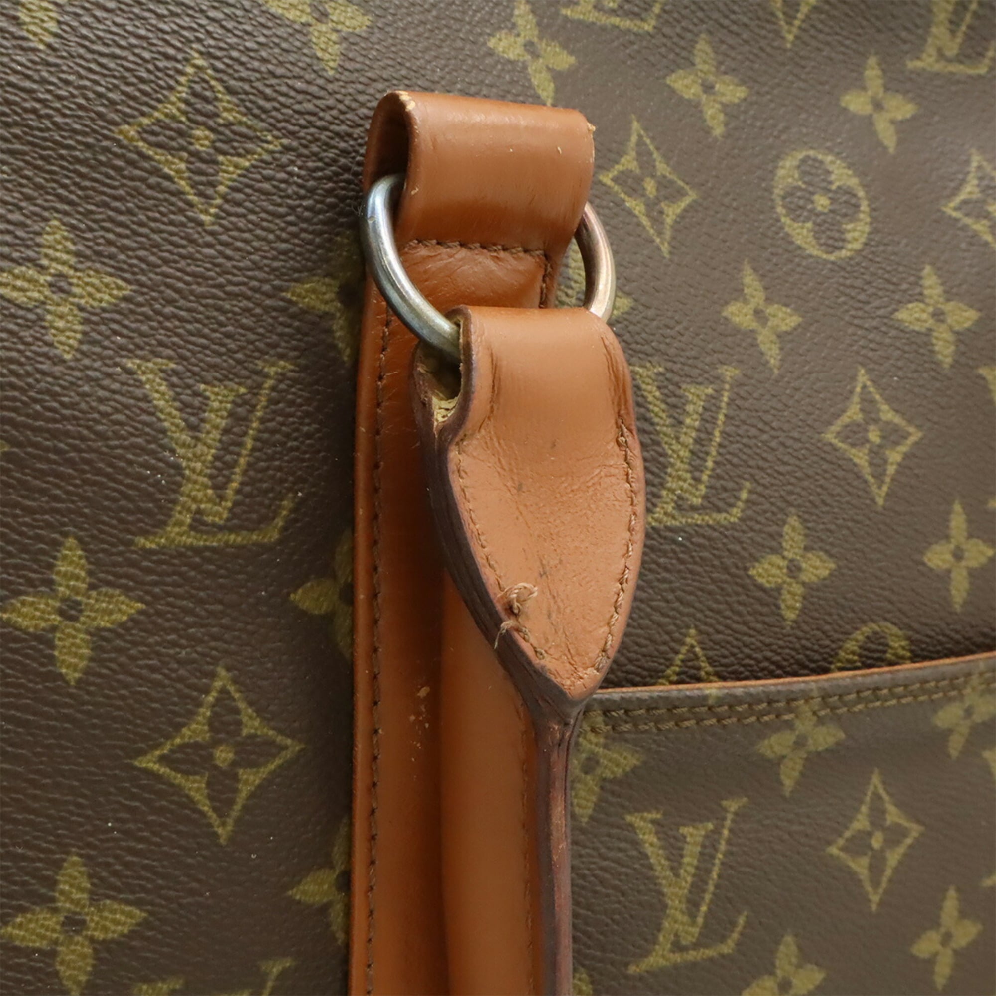 Louis Vuitton Brown Monogram Canvas Pvc Coated Canvas Shoulder Bag Tote Bag (Pre-Owned)