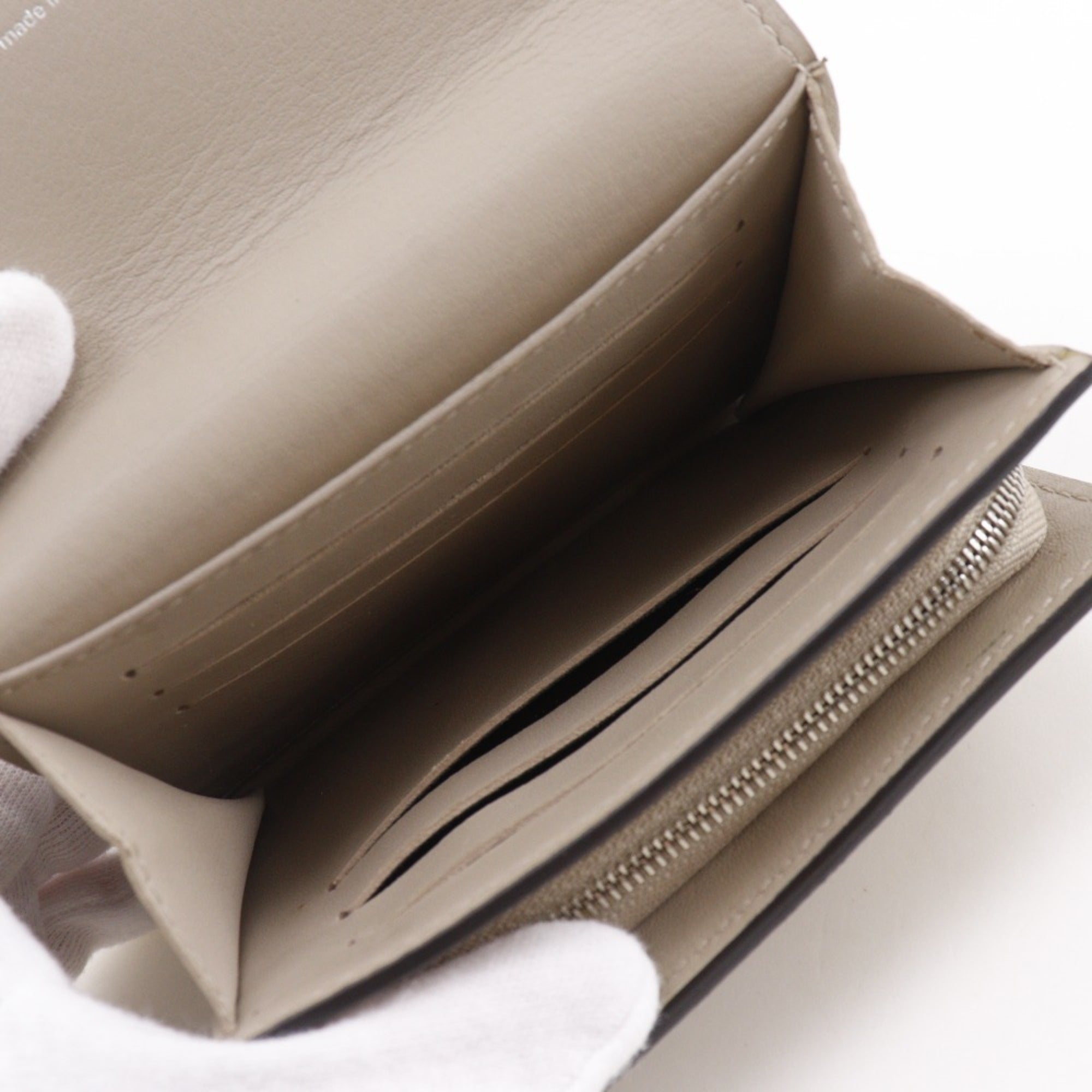Louis Vuitton Gray Iris Mahina Leather Wallet (Bi-Fold) (Pre-Owned)
