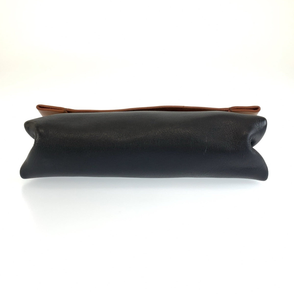 Celine Black Brown Leather Handbag (Pre-Owned)
