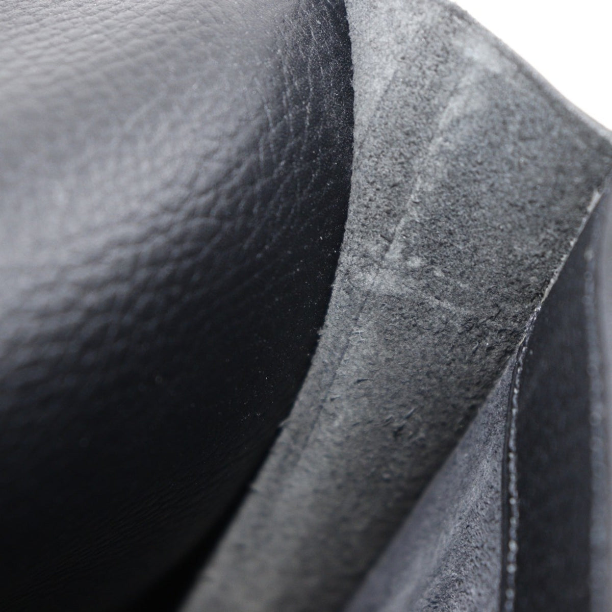 Hermes Sac A Depeche Black Fjord Leather Briefcase (Pre-Owned)
