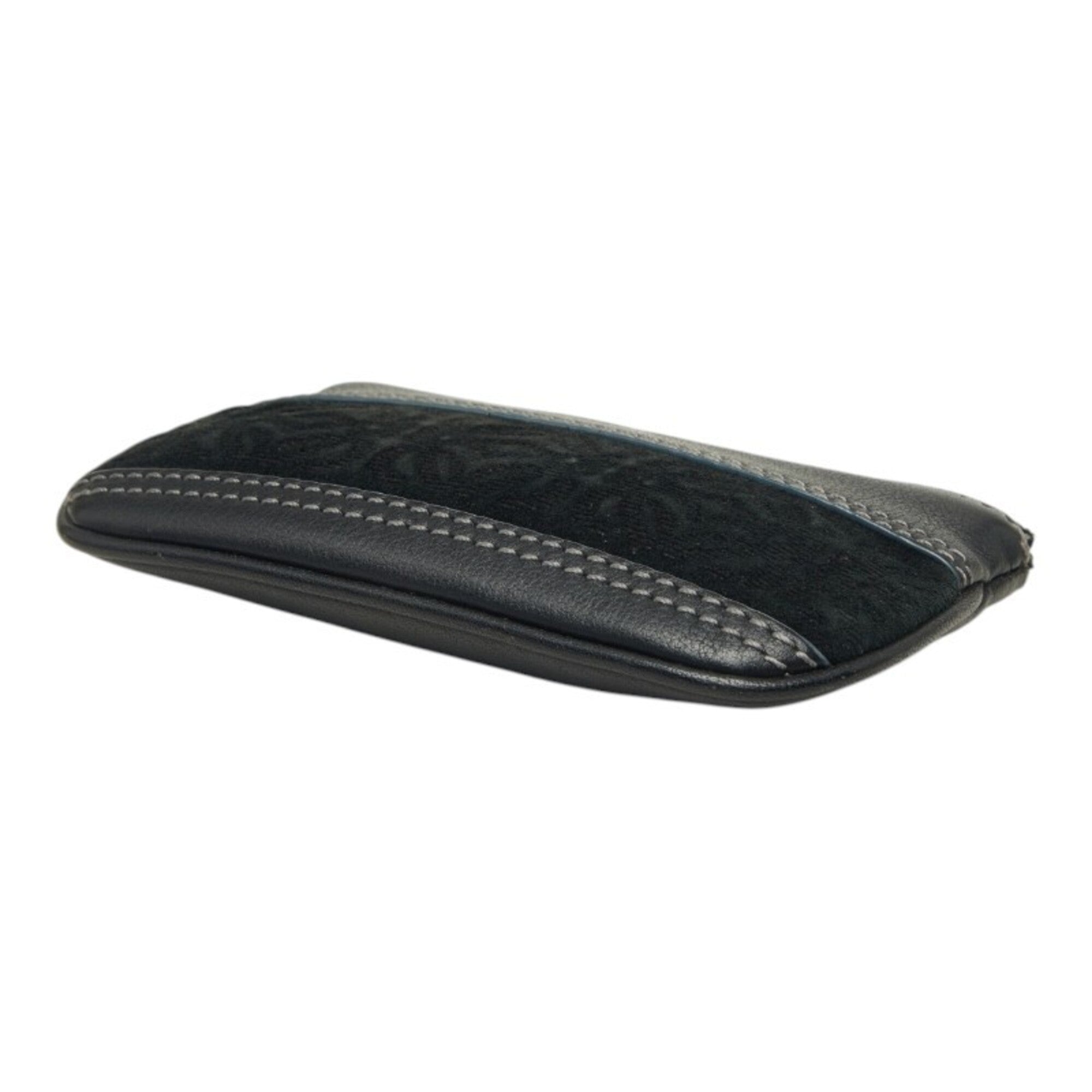 Loewe Black Leather Coin Purse/Coin Case (Pre-Owned)