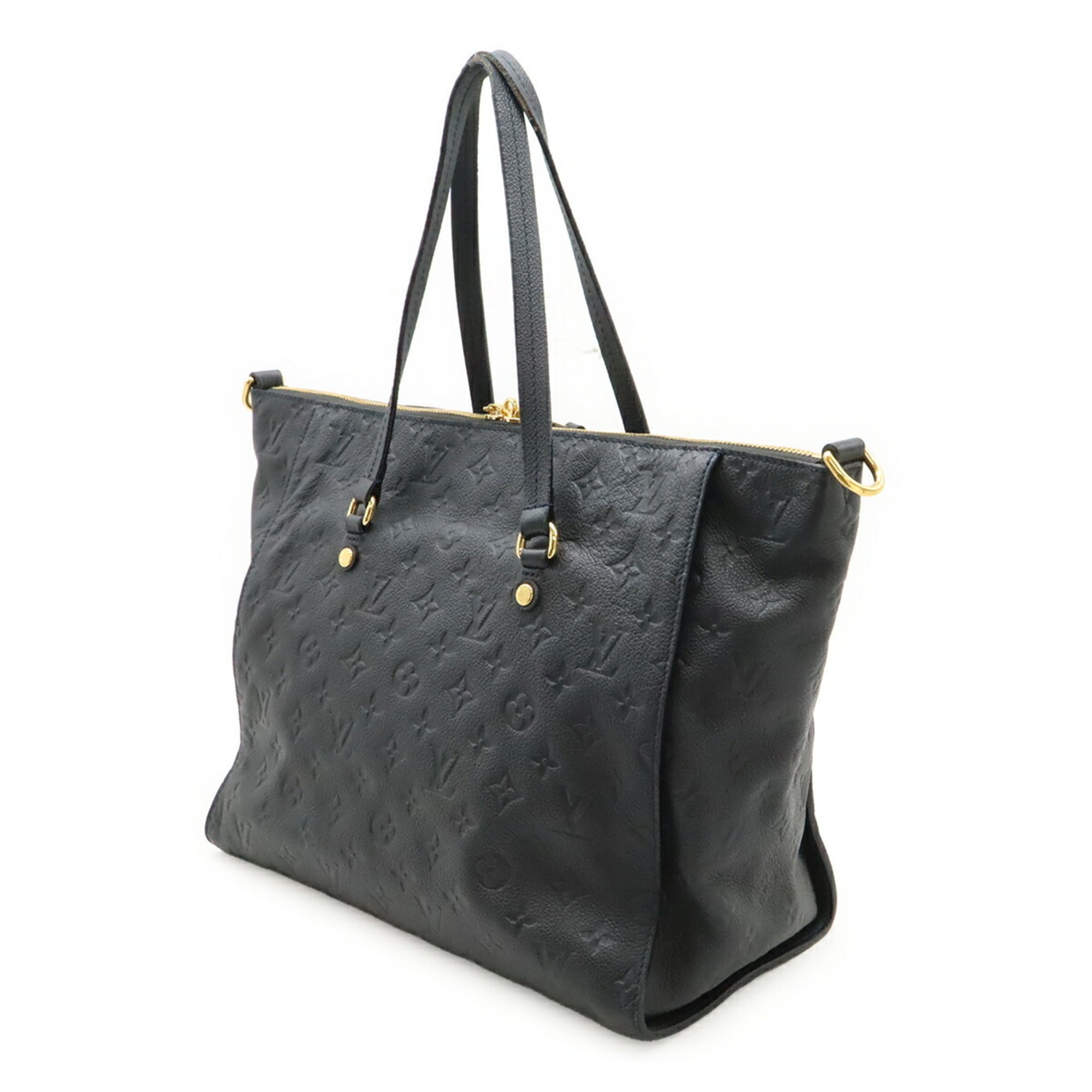 Louis Vuitton Galle Infini Navy Monogram Empreinte Tote Bag (Pre-Owned)