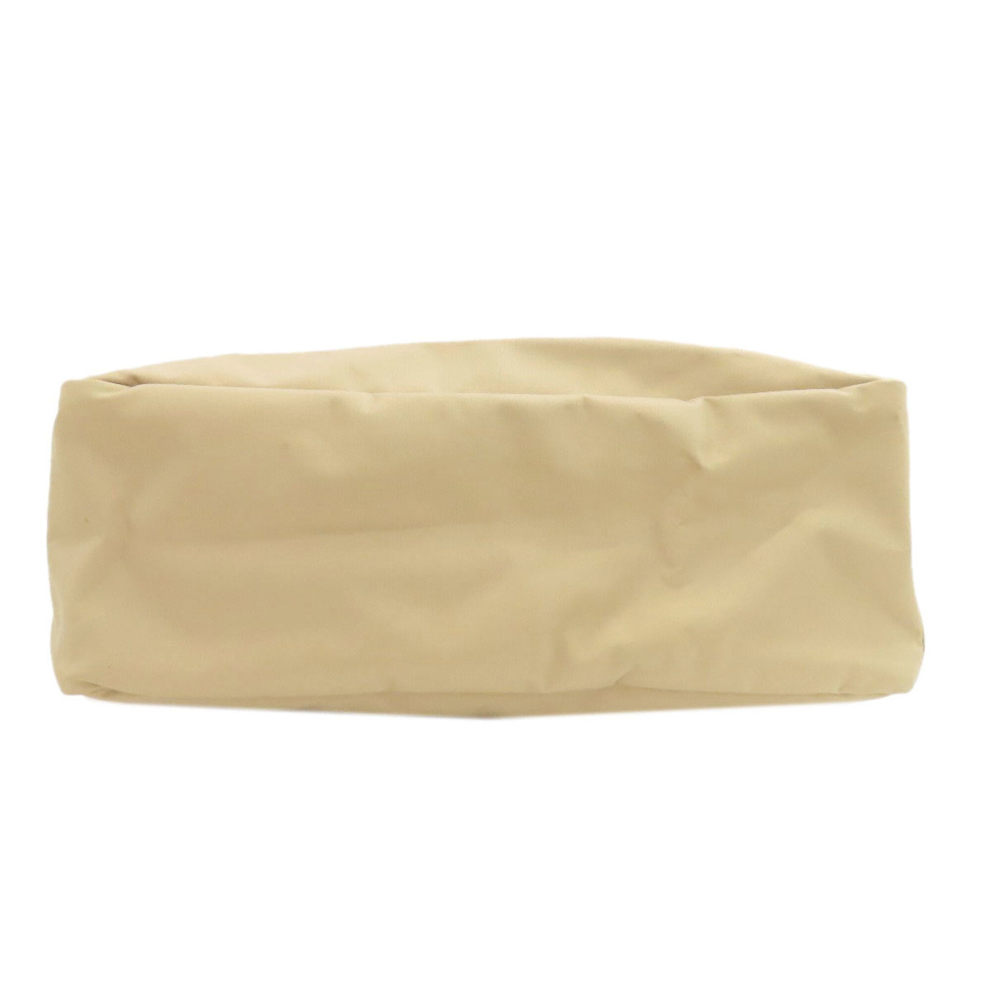 Longchamp Beige Nylon Shoulder Bag (Pre-Owned)