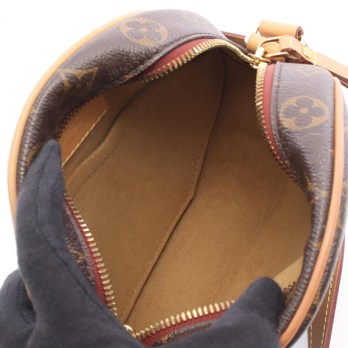 Louis Vuitton Brown Monogram Coated Canvas Handbag Shoulder Bag (Pre-Owned)