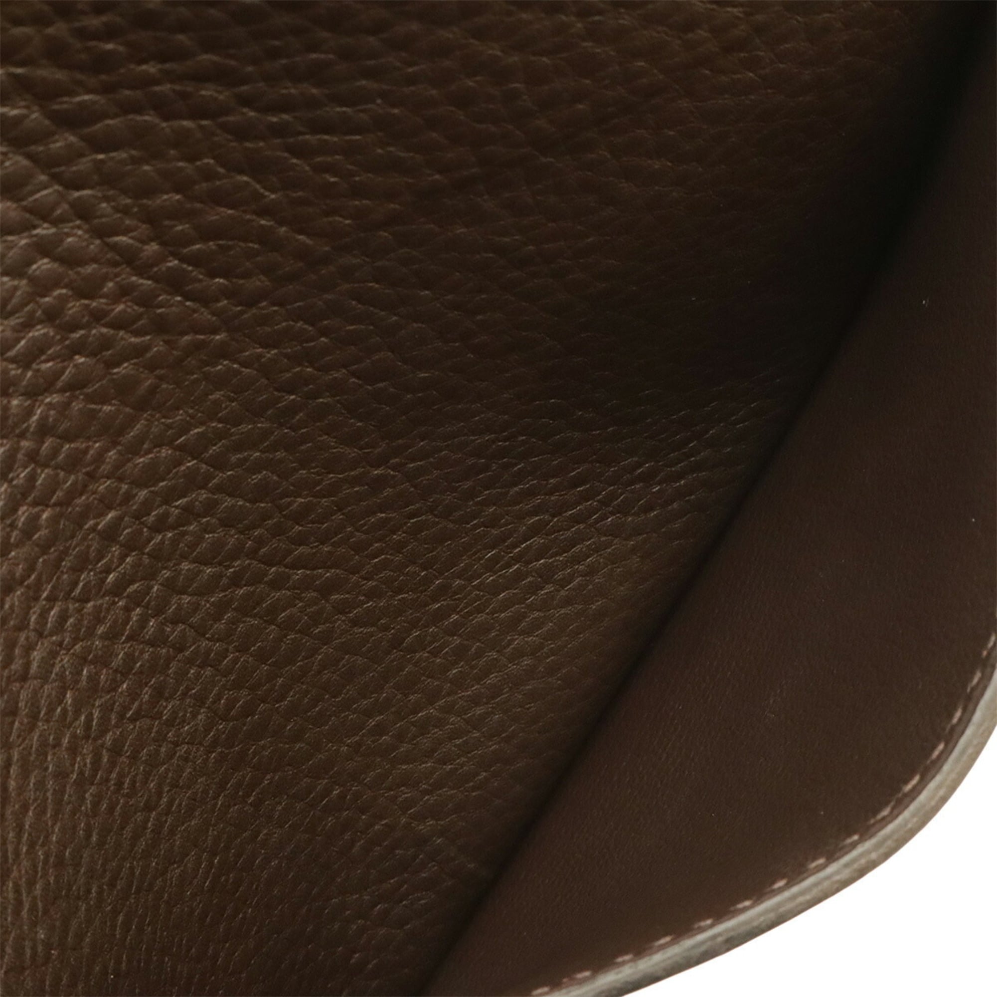 Hermes Brown Taurillon Clemence Leather Shoulder Bag (Pre-Owned)