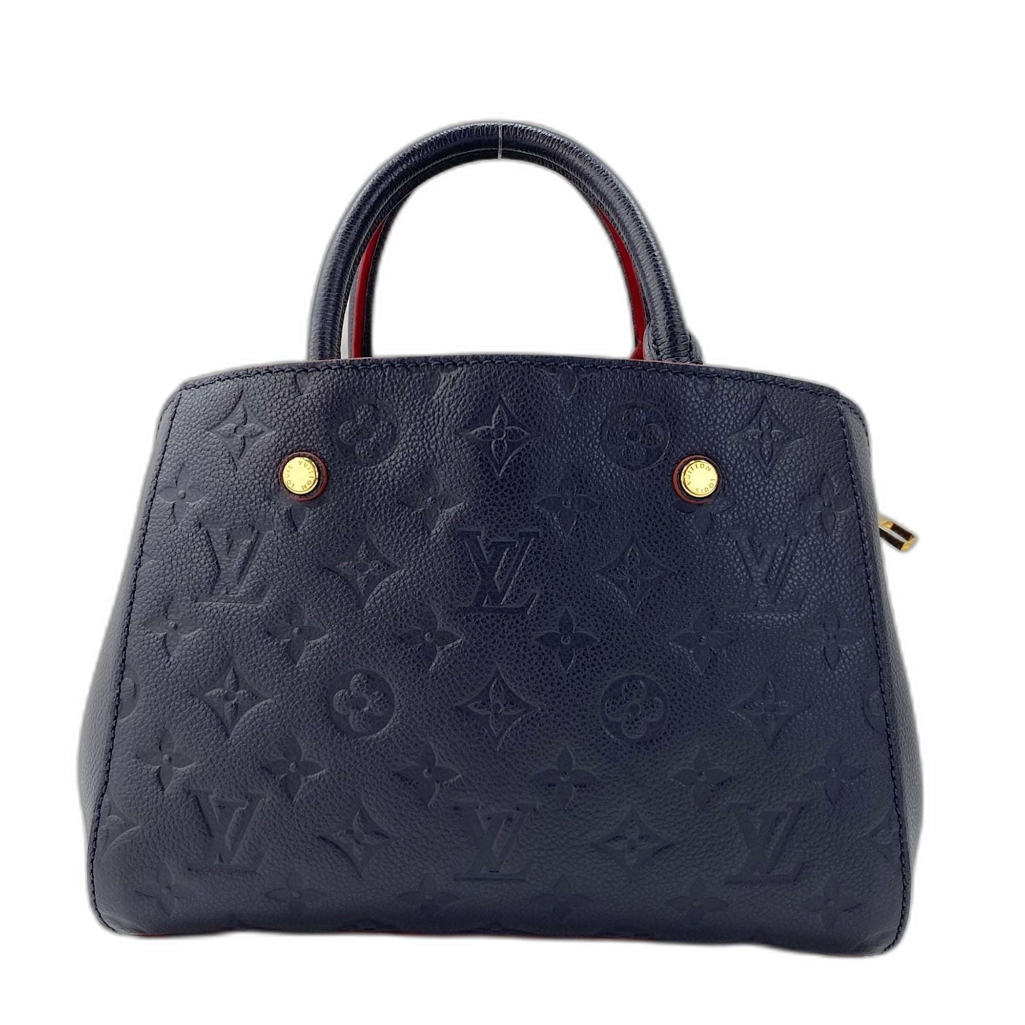 Louis Vuitton Navy Handbag (Pre-Owned)
