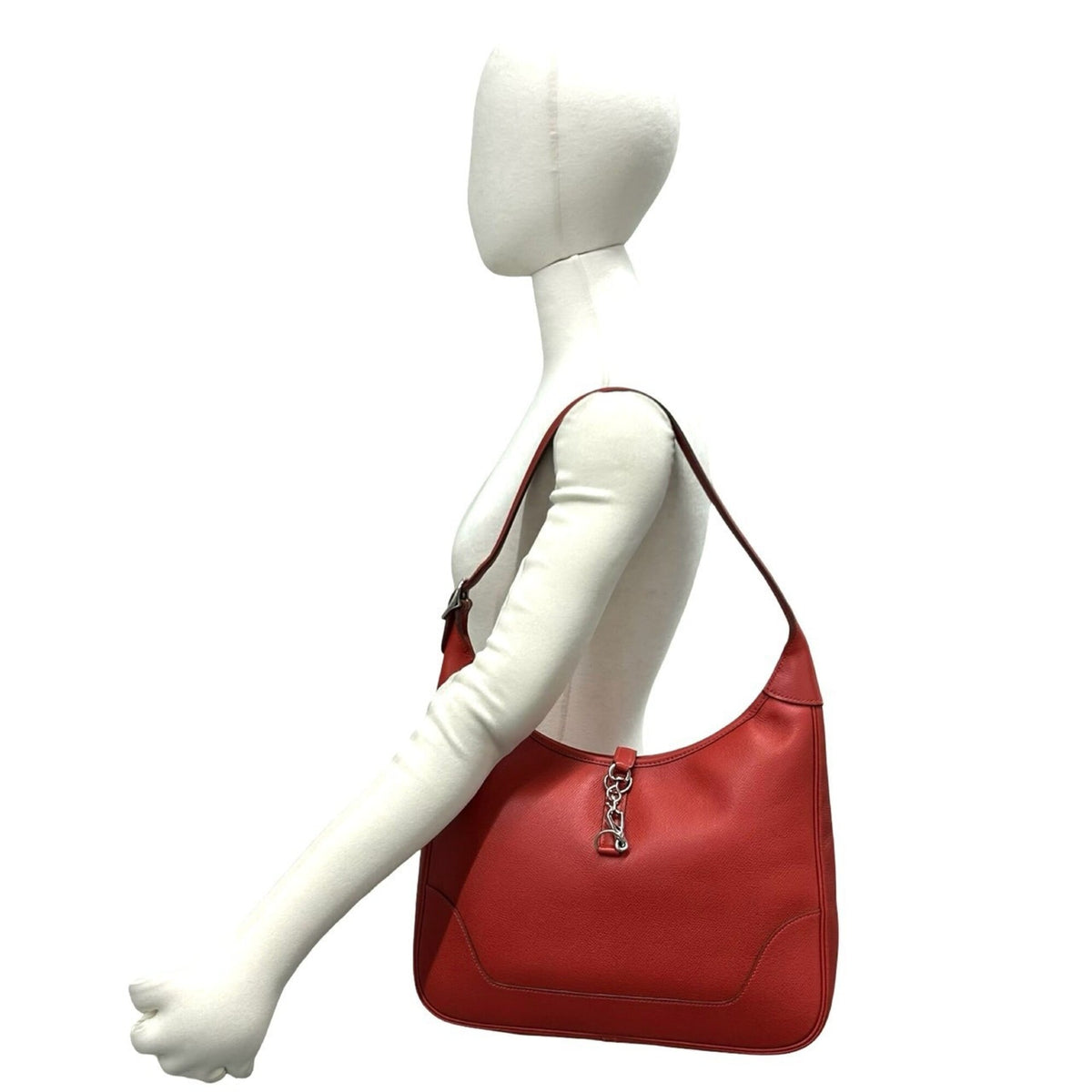 Hermes Red Color Epsom Leather Shoulder Bag (Pre-Owned)
