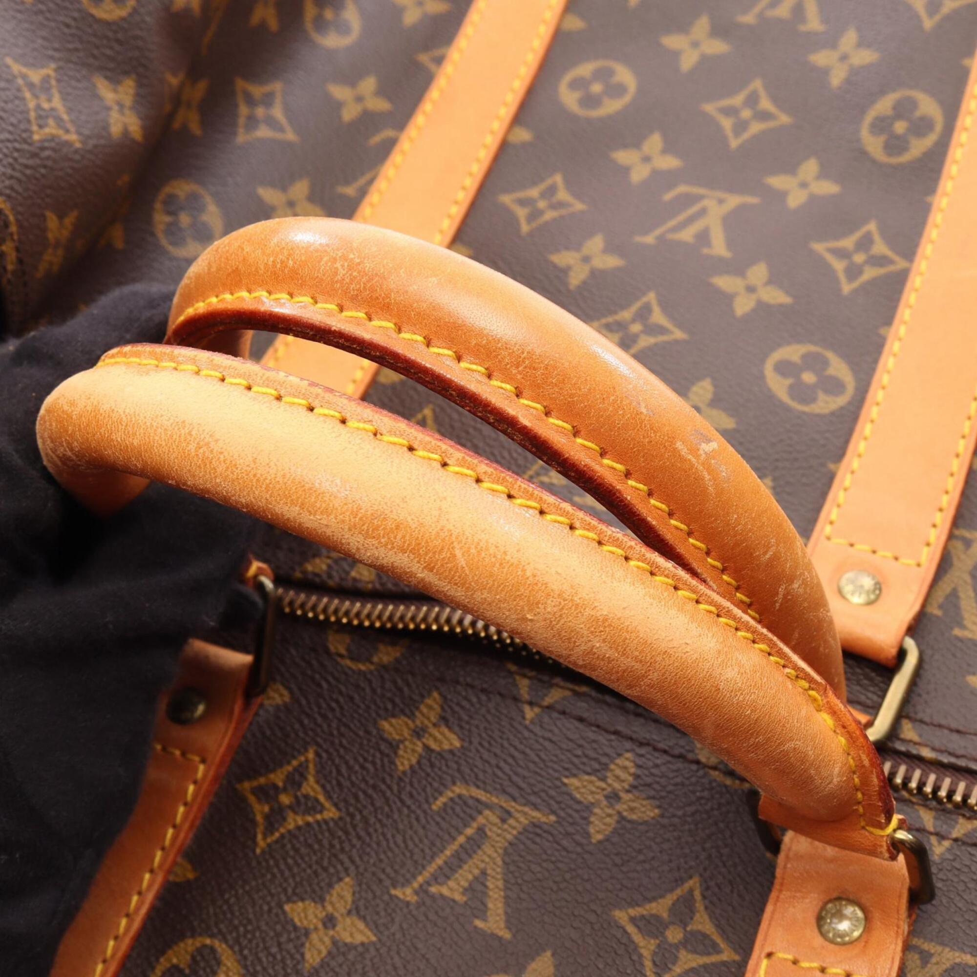 Louis Vuitton Brown Pvc Coated Canvas Boston Bag Handbag (Pre-Owned)