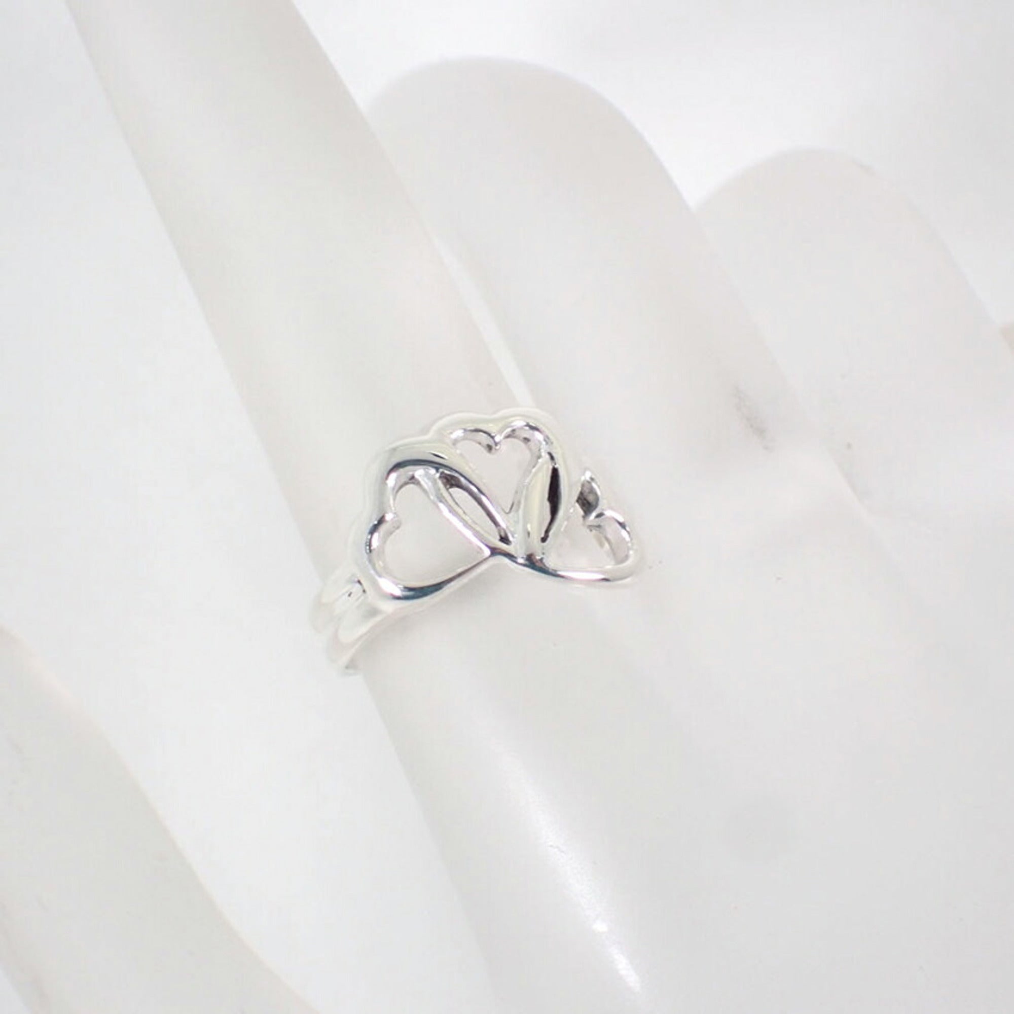 Tiffany Sterling Silver 925 Band Ring (Pre-Owned)