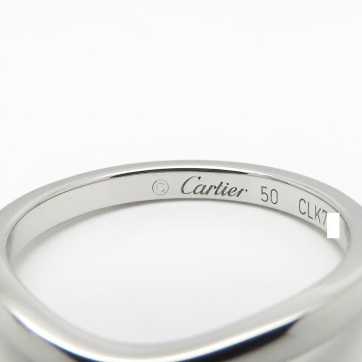 Cartier Platinum 950 Band Ring (Pre-Owned)