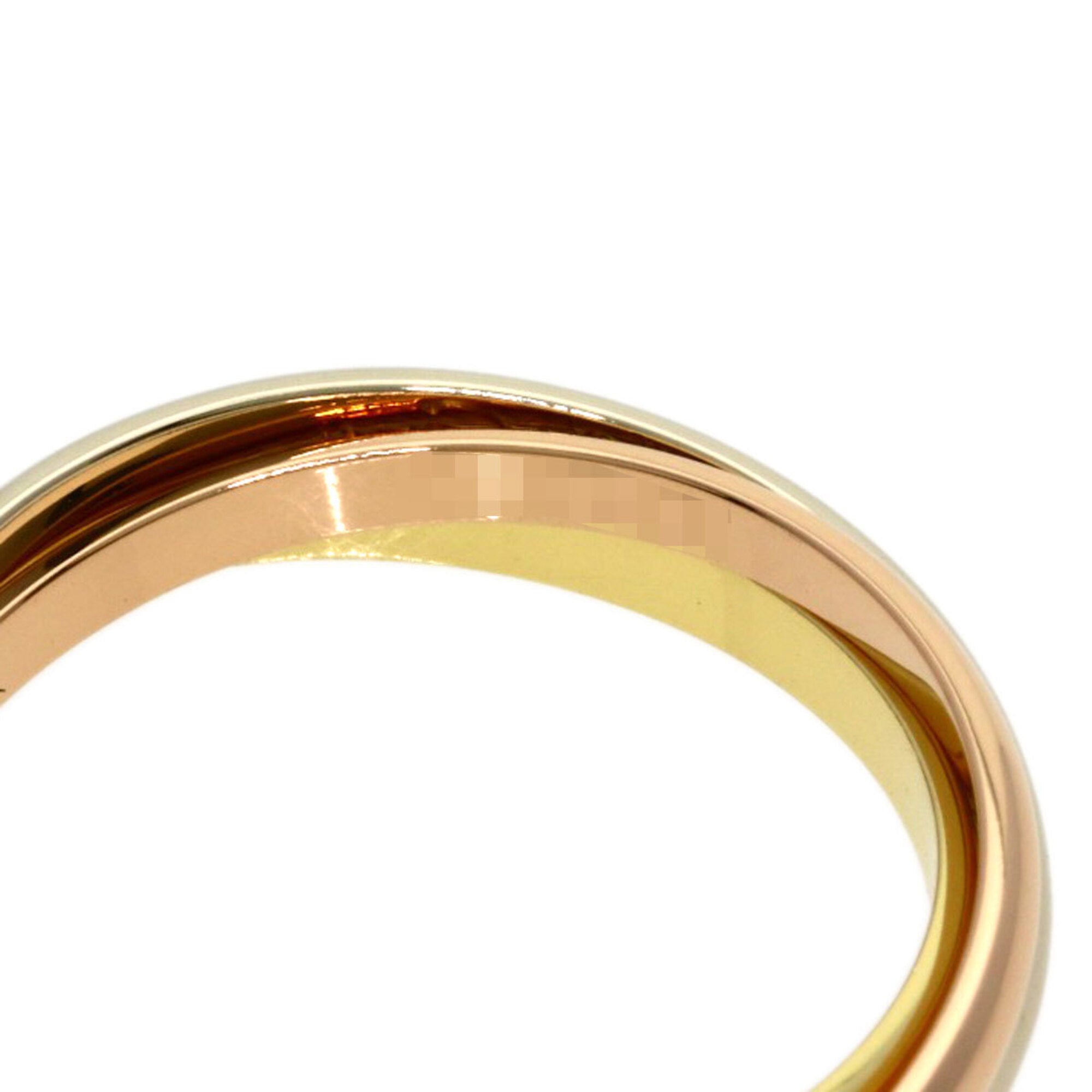 Cartier Yellow Gold (18K) White Gold (18K) Band Ring (Pre-Owned)