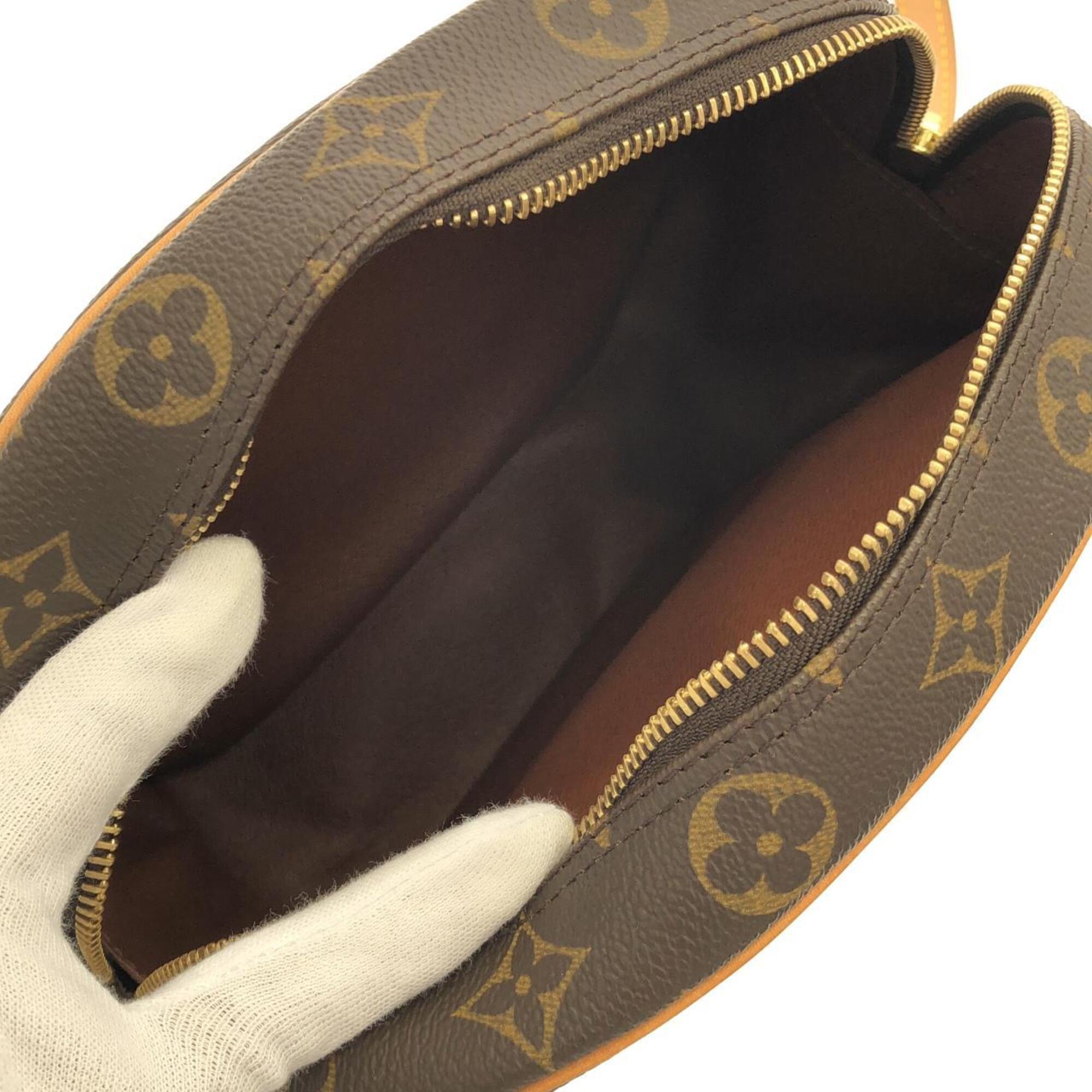 Louis Vuitton Marron Coated Canvas Shoulder Bag (Pre-Owned)