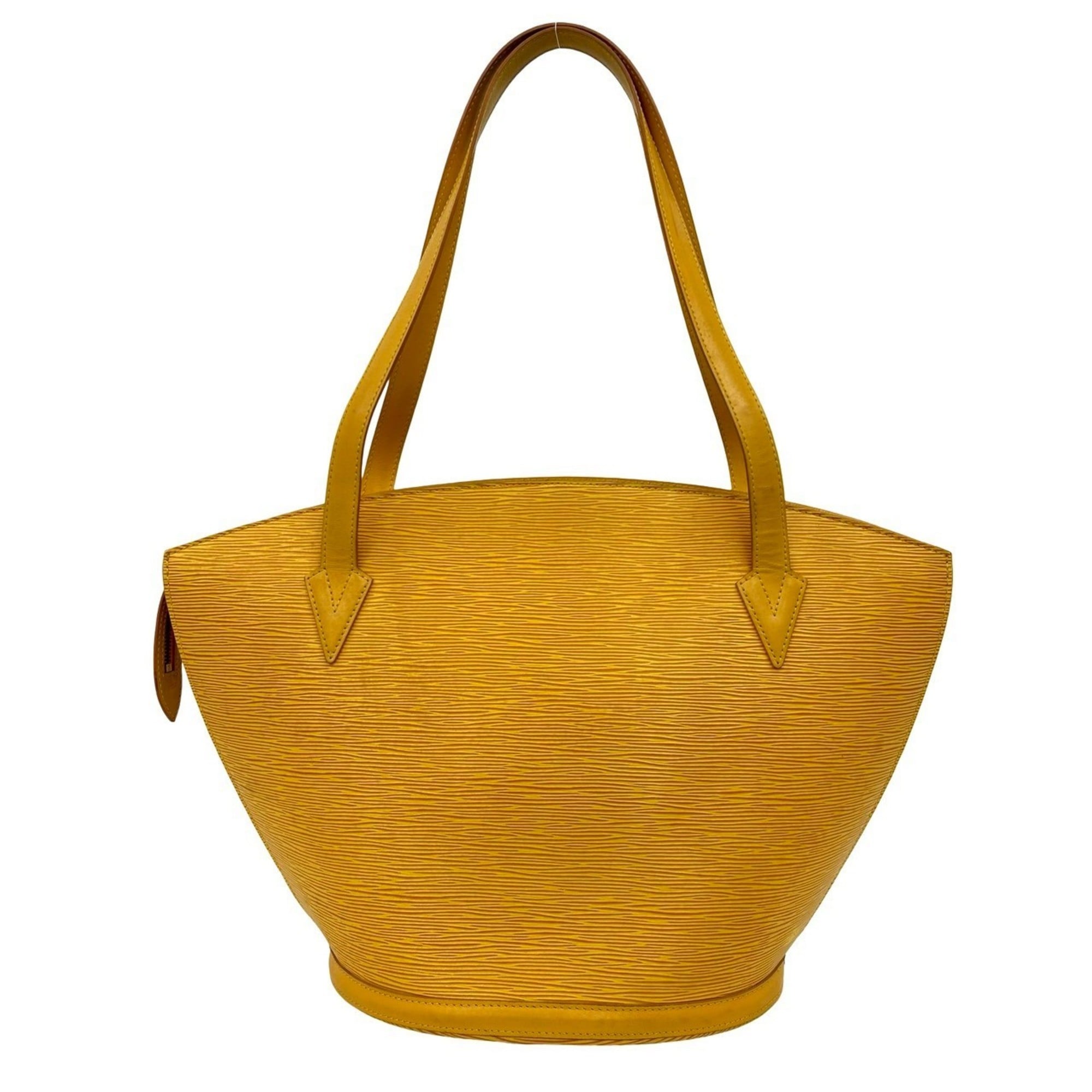 Louis Vuitton Yellow Leather Tote Bag (Pre-Owned)