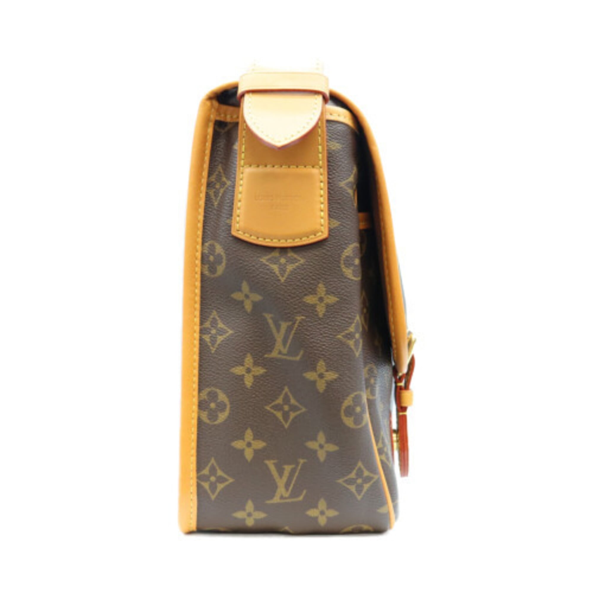 Louis Vuitton Brown Monogram Messenger Bag Shoulder Bag (Pre-Owned)
