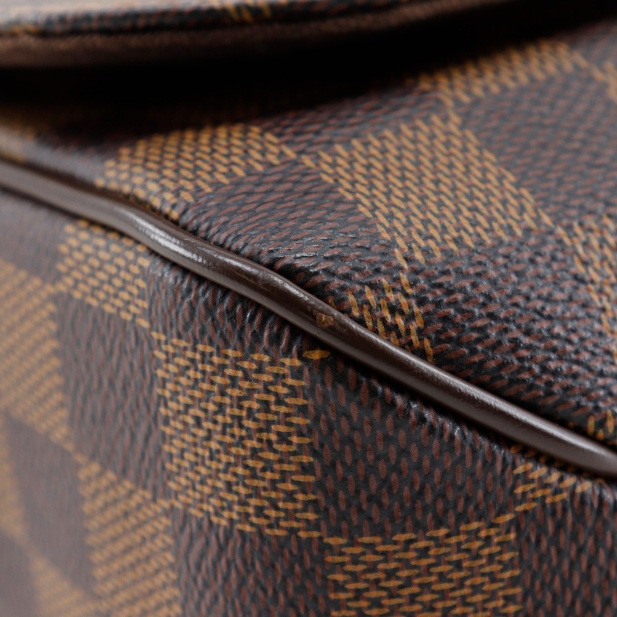 Louis Vuitton Brown Damier Canvas Shoulder Bag (Pre-Owned)