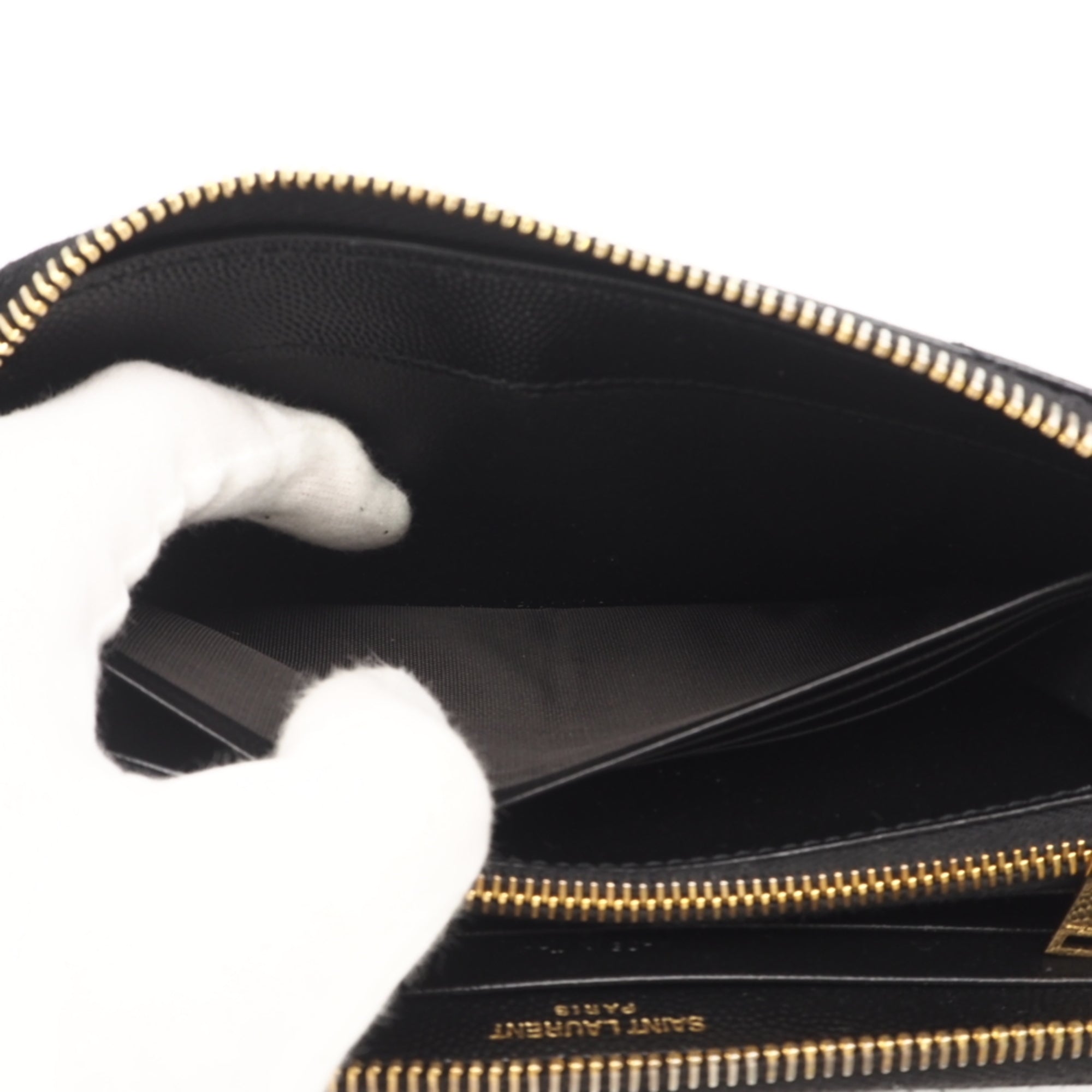 Saint Laurent Black Long Wallet (Bi-Fold) (Pre-Owned)