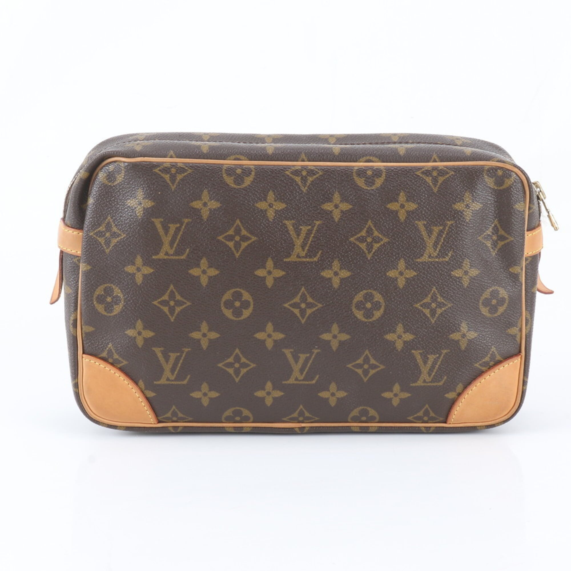 Louis Vuitton Brown Monogram Handbag Pouch (Pre-Owned)