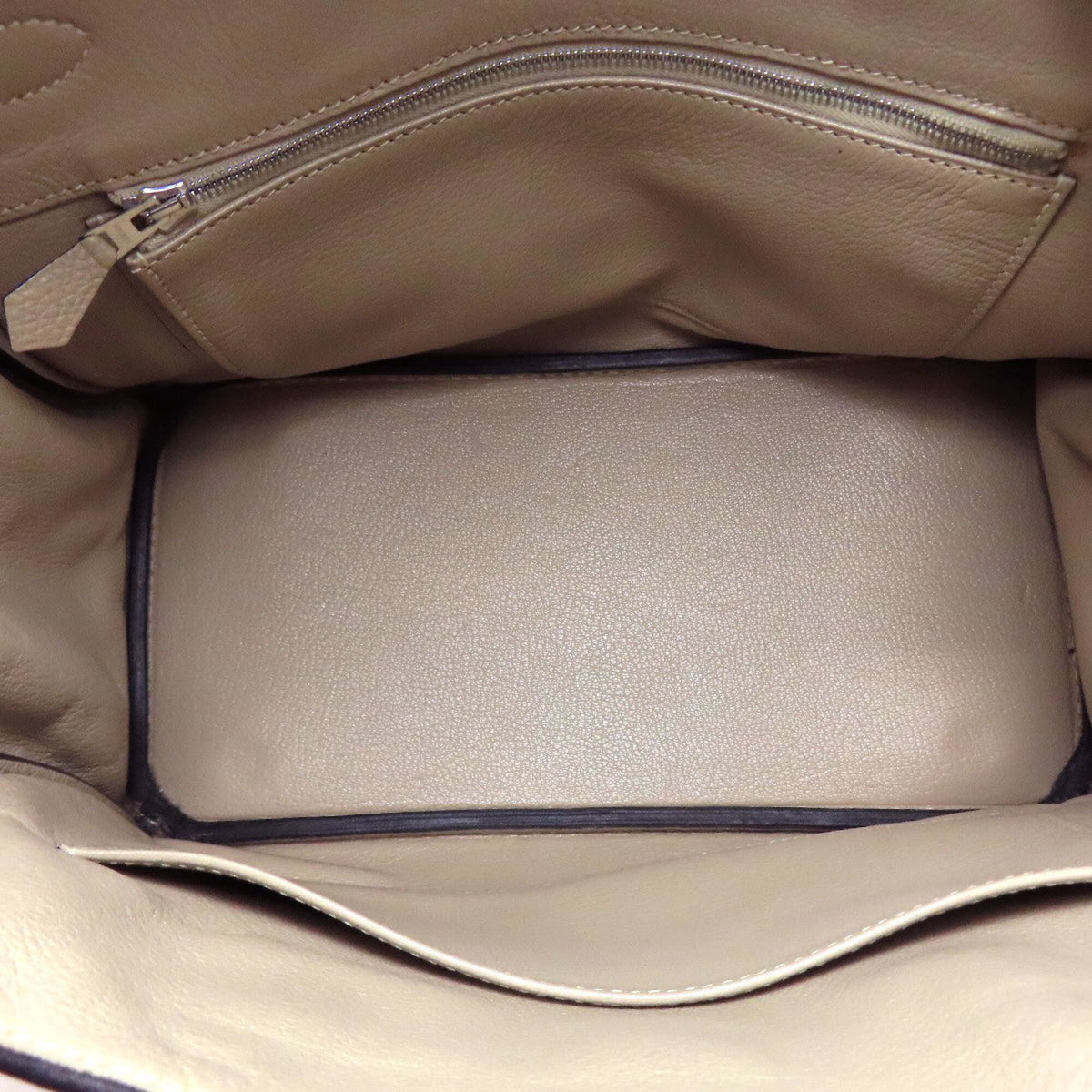 Hermes Beige Togo Leather Handbag (Pre-Owned)
