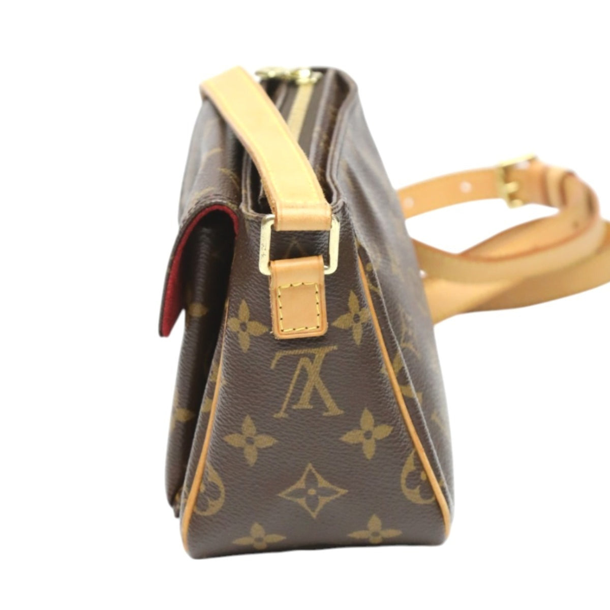 Louis Vuitton Brown Monogram Canvas Shoulder Bag (Pre-Owned)