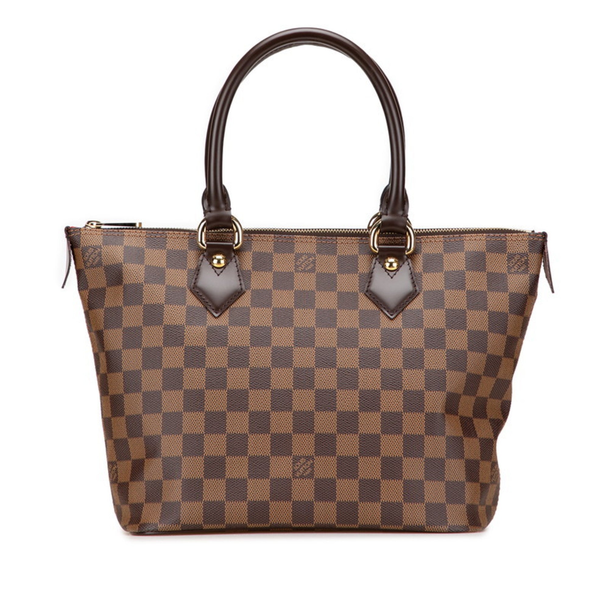 Louis Vuitton Damier Brown Pvc Leather Handbag Tote Bag (Pre-Owned)