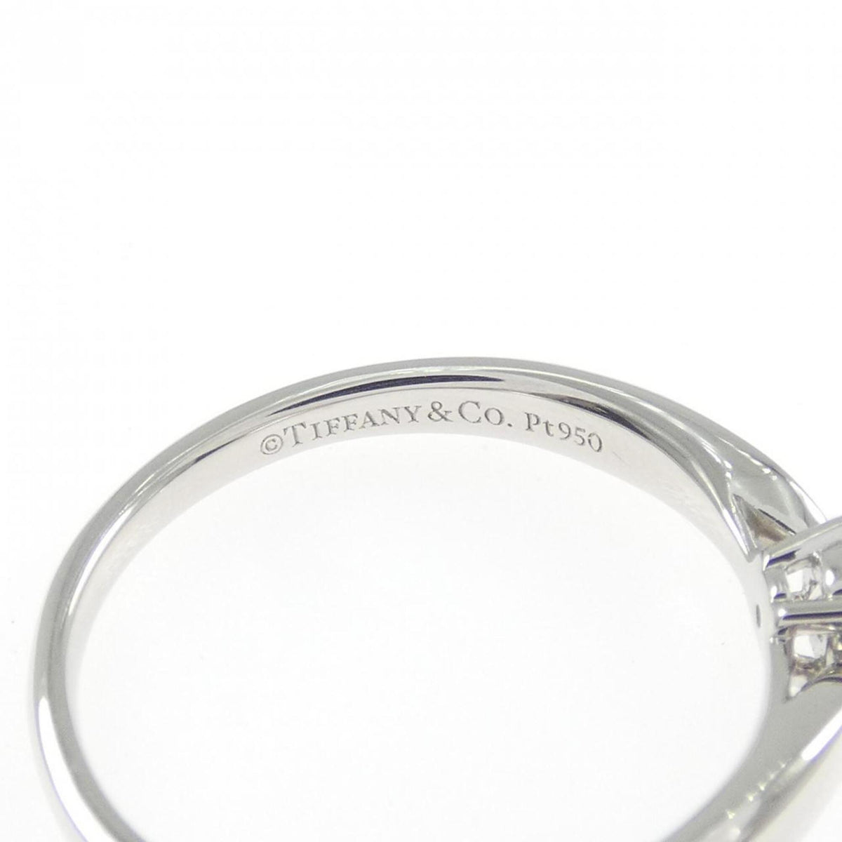 Tiffany Platinum 950 Band Ring (Pre-Owned)