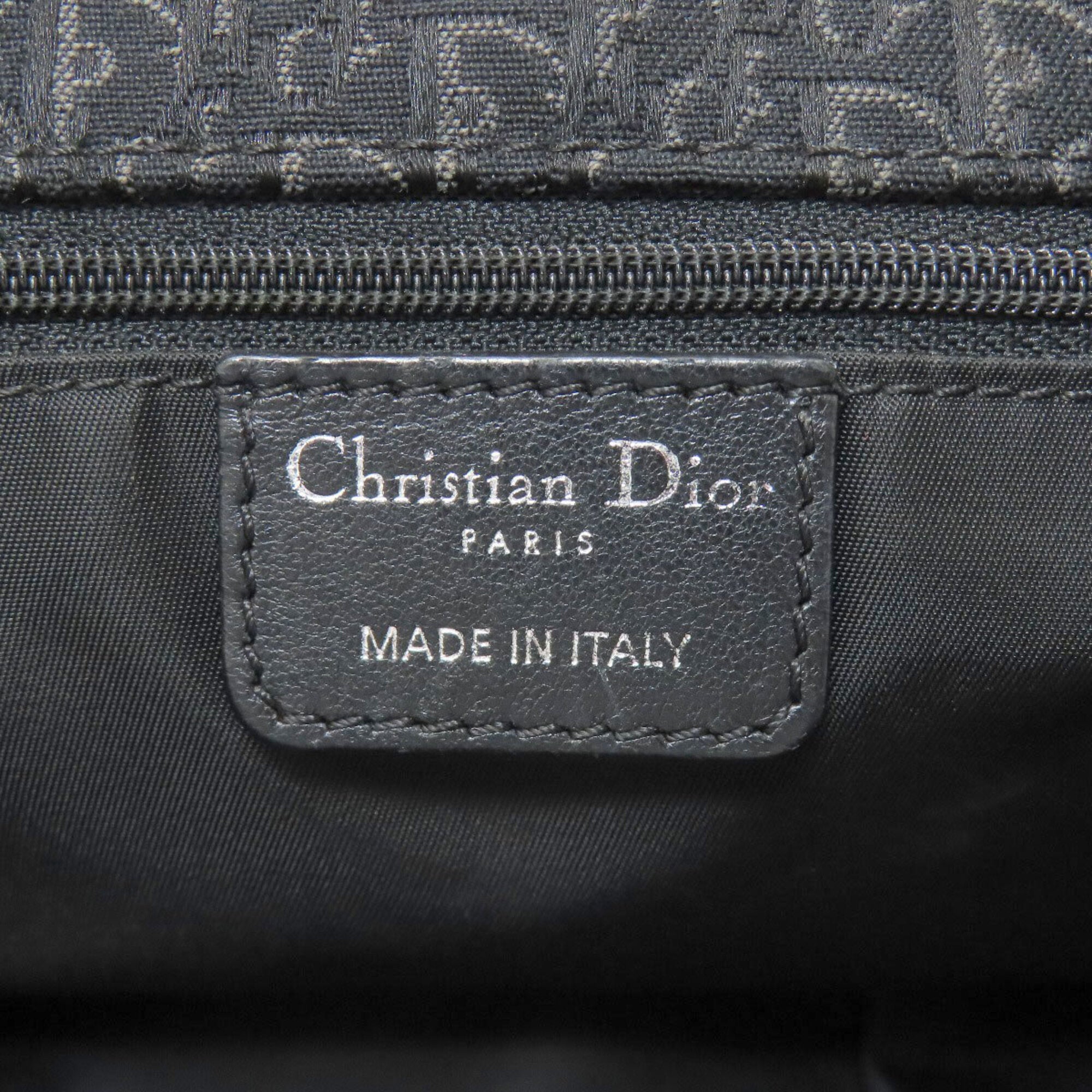 Christian Dior Black Canvas Tote Bag (Pre-Owned)