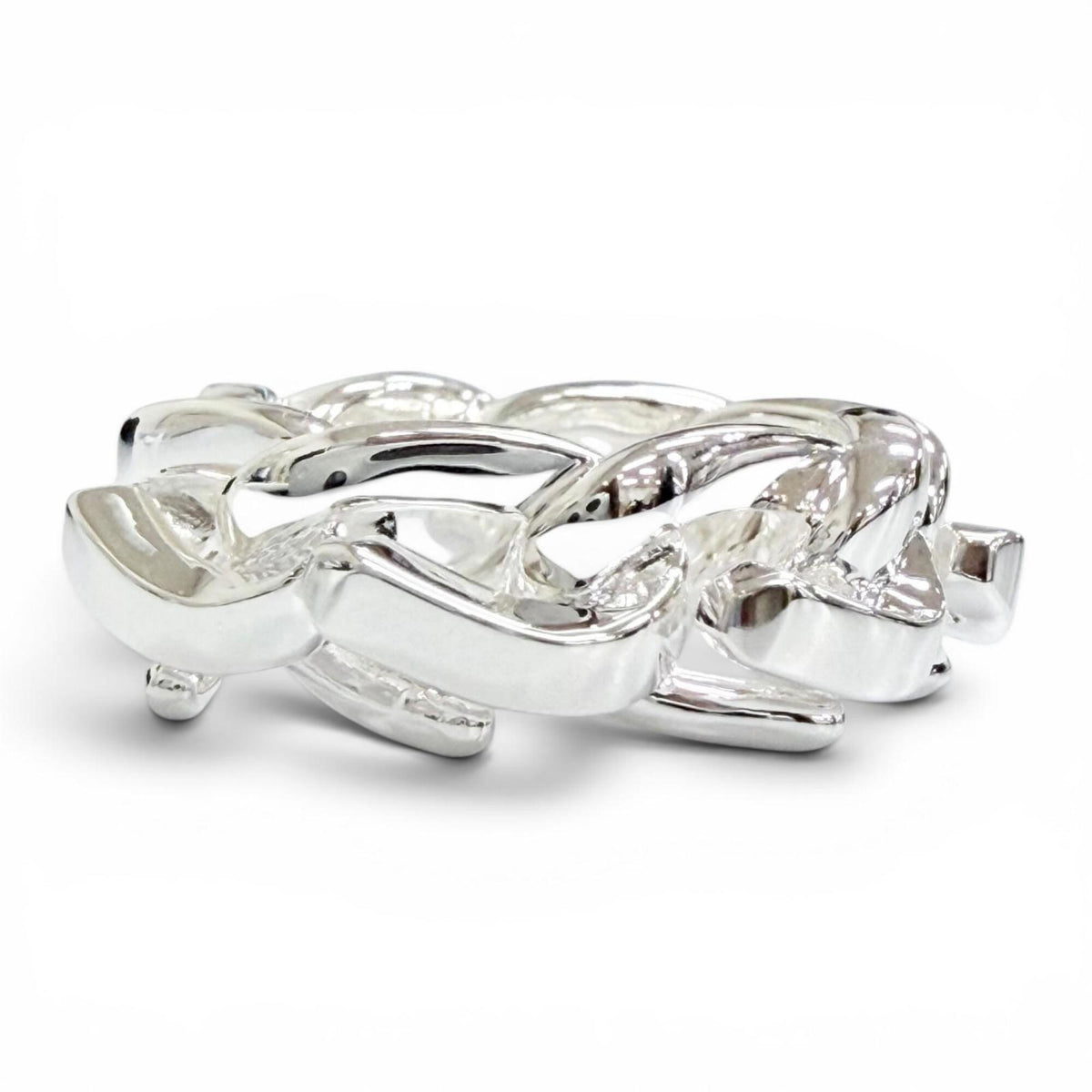Tiffany Silver Silver 925 Band Ring (Pre-Owned)