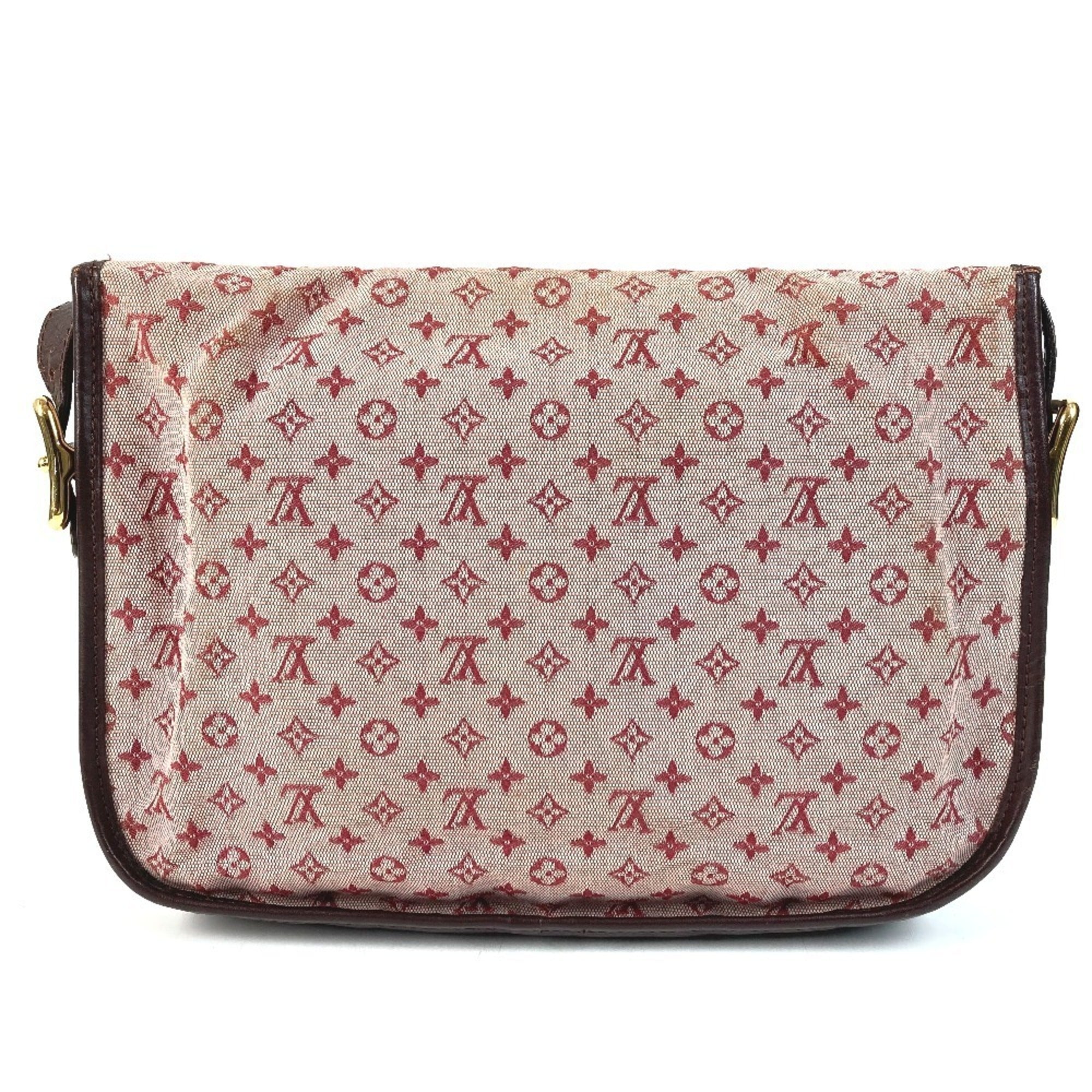 Louis Vuitton Cherry Red Color Monogram Mini Pochette Shoulder Bag (Pre-Owned)