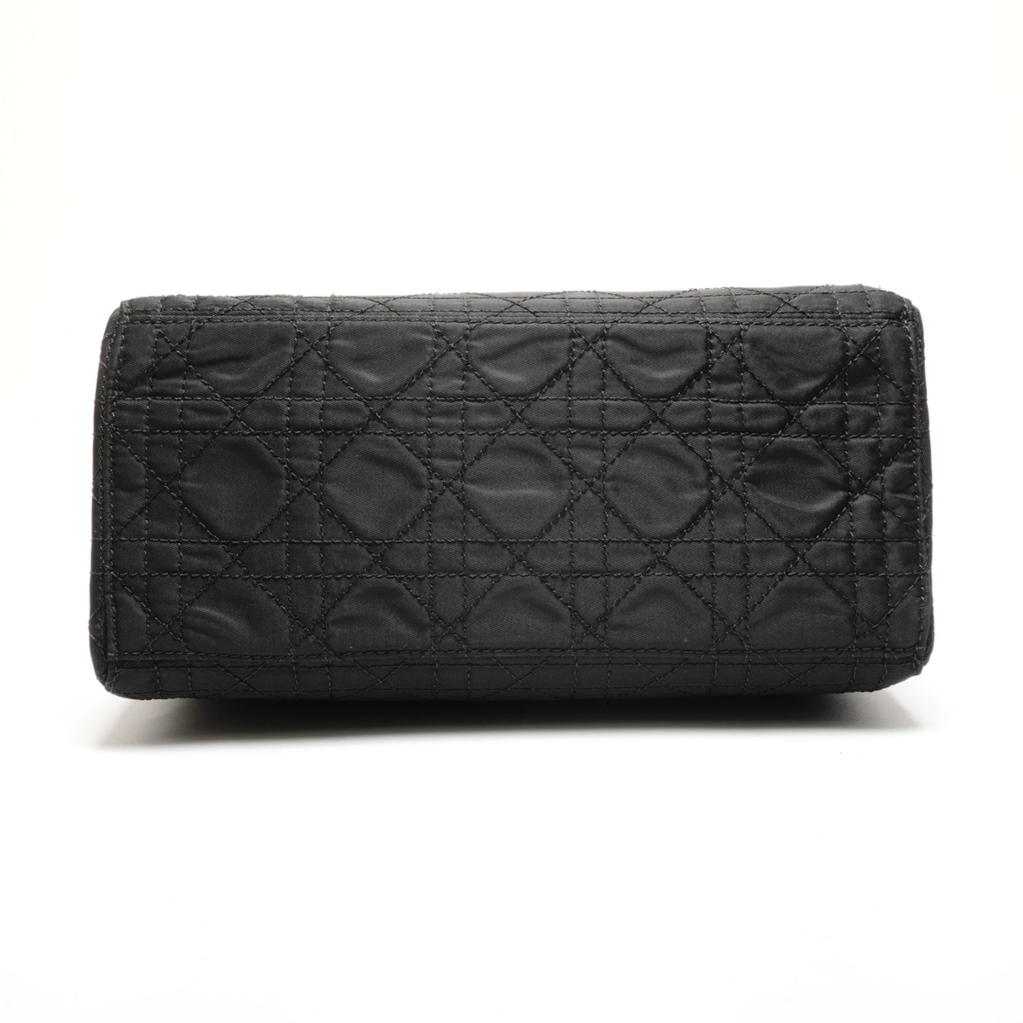 Christian Dior Lady Dior Black Nylon Handbag (Pre-Owned)