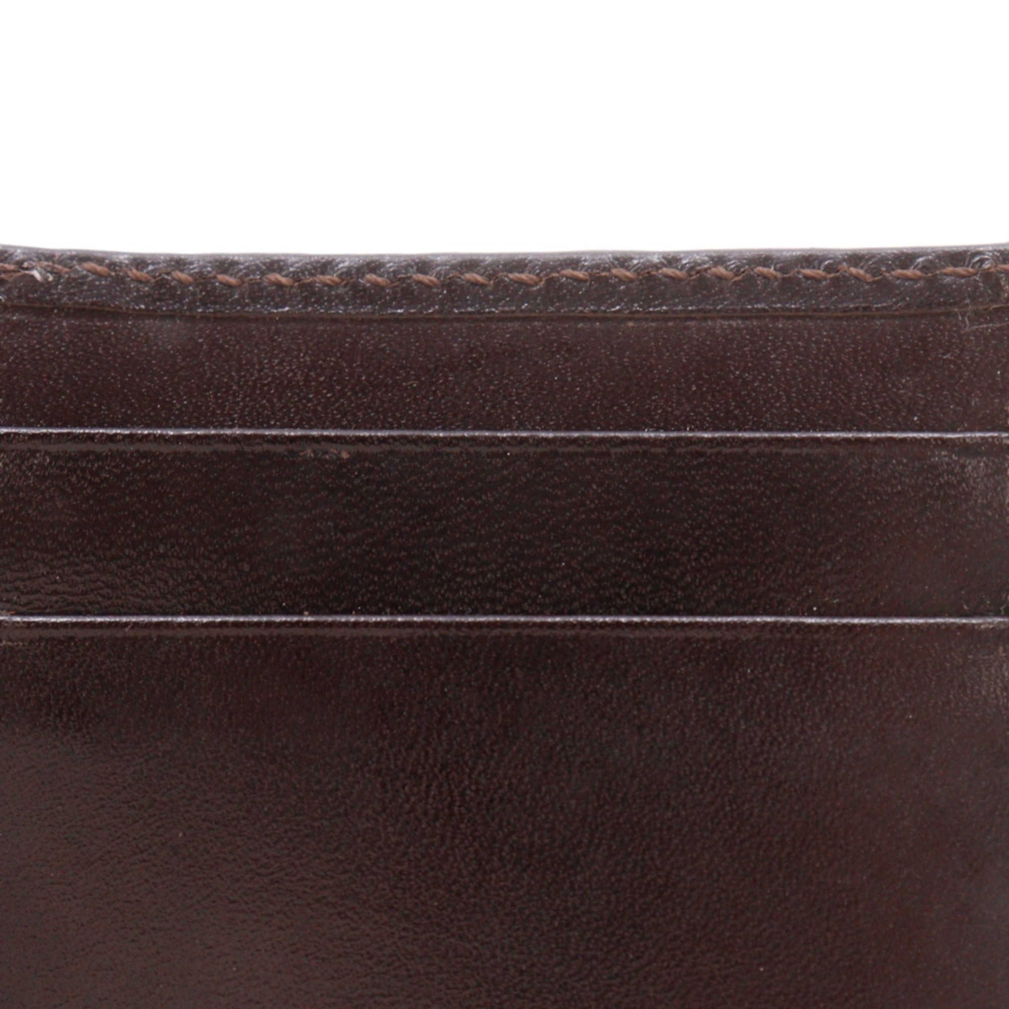 Fendi Zucca Brown Nylon Canvas Wallet (Tri-Fold) (Pre-Owned)