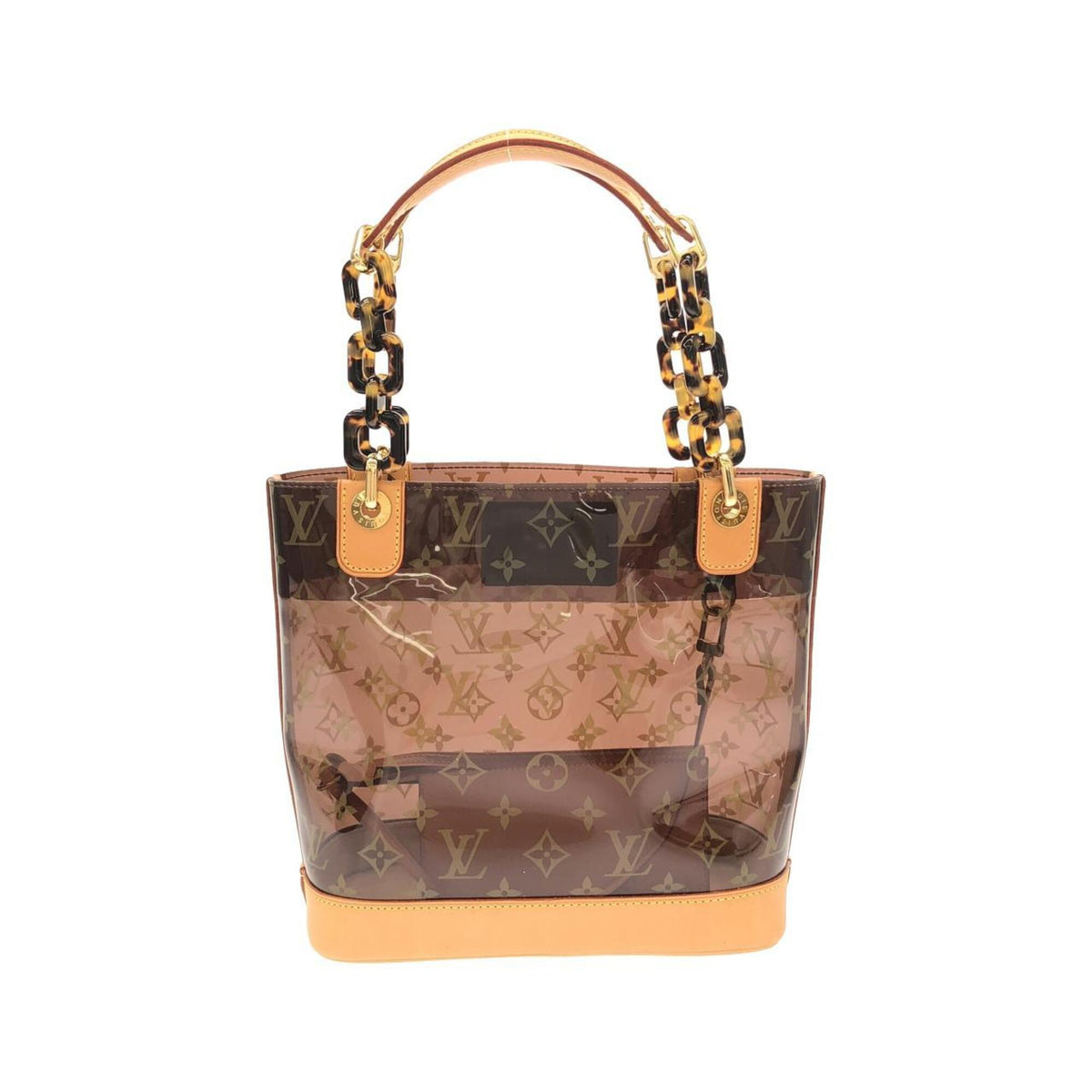 Louis Vuitton Brown Marron Pvc Leather Handbag (Pre-Owned)