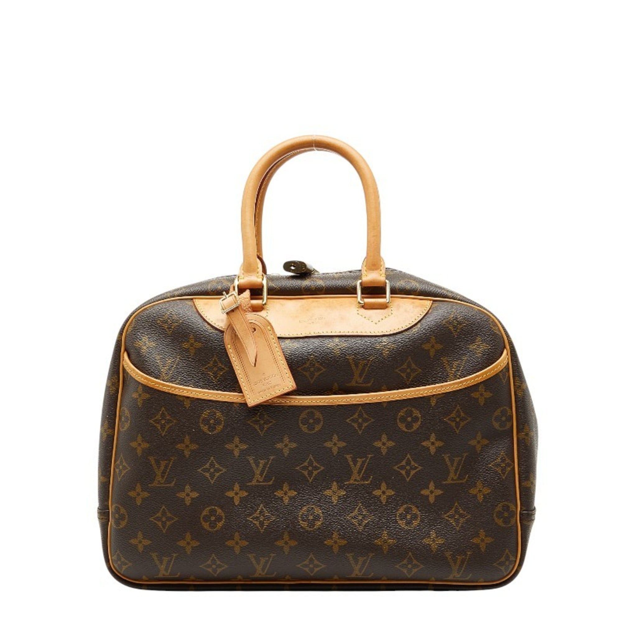 Louis Vuitton Brown Pvc Leather Handbag (Pre-Owned)