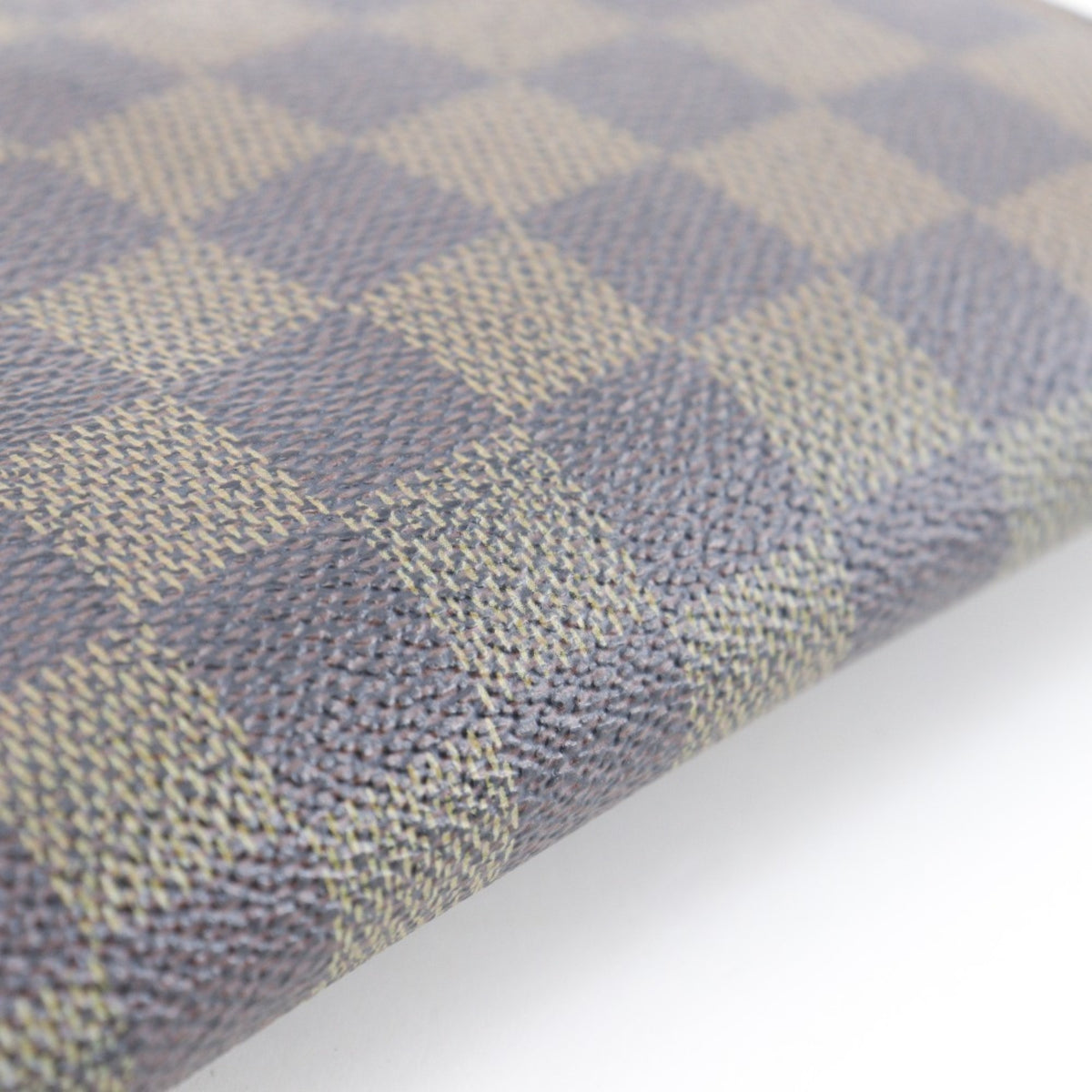 Louis Vuitton Damier Brown Damier Canvas Long Wallet (Bi-Fold) (Pre-Owned)
