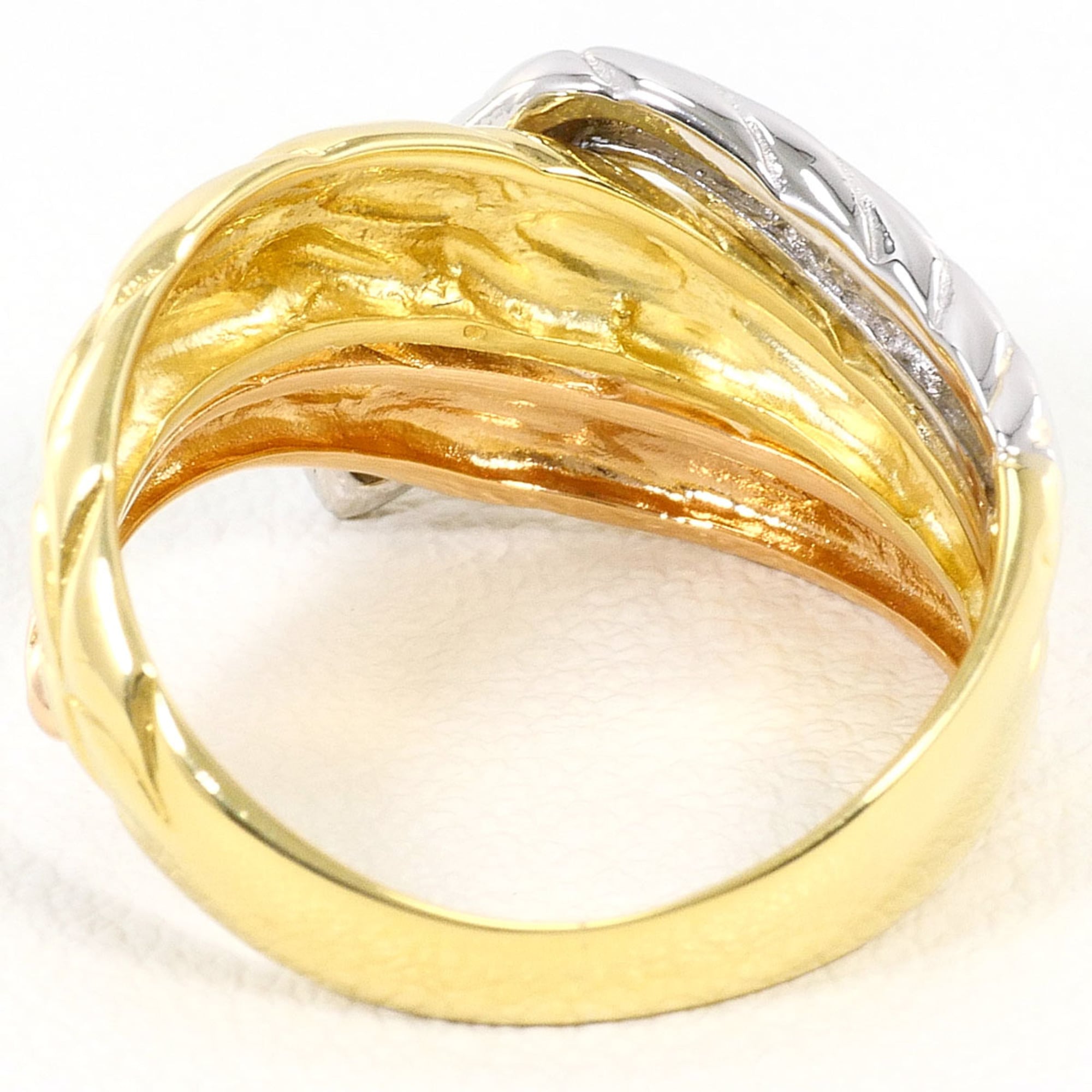 Unbranded Pink Gold Platinum Yellow Gold Yellow Gold (18K) Pink Gold (18K) Platinum 900 Band Ring (Pre-Owned)