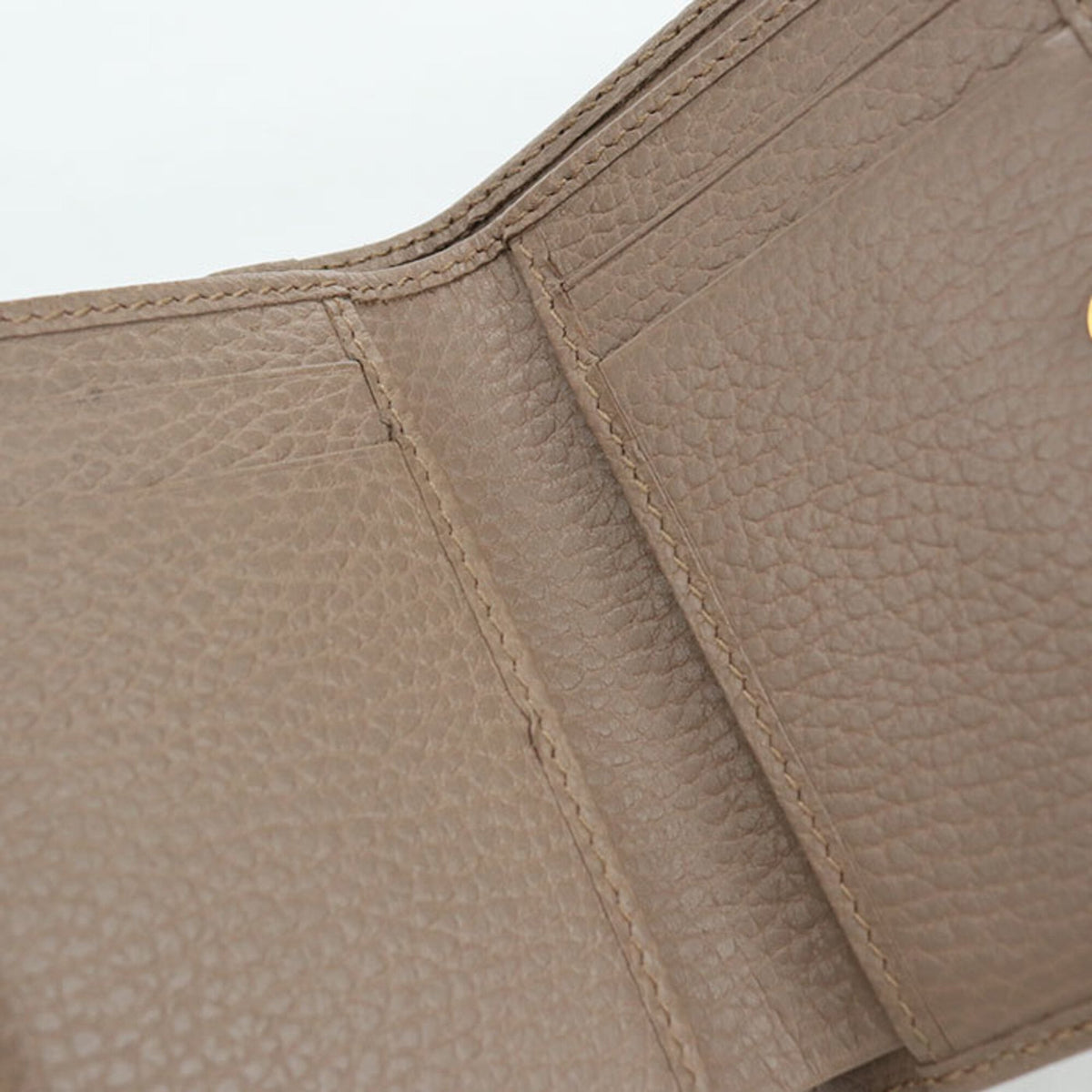 Gucci Brown Leather Wallet (Tri-Fold) (Pre-Owned)