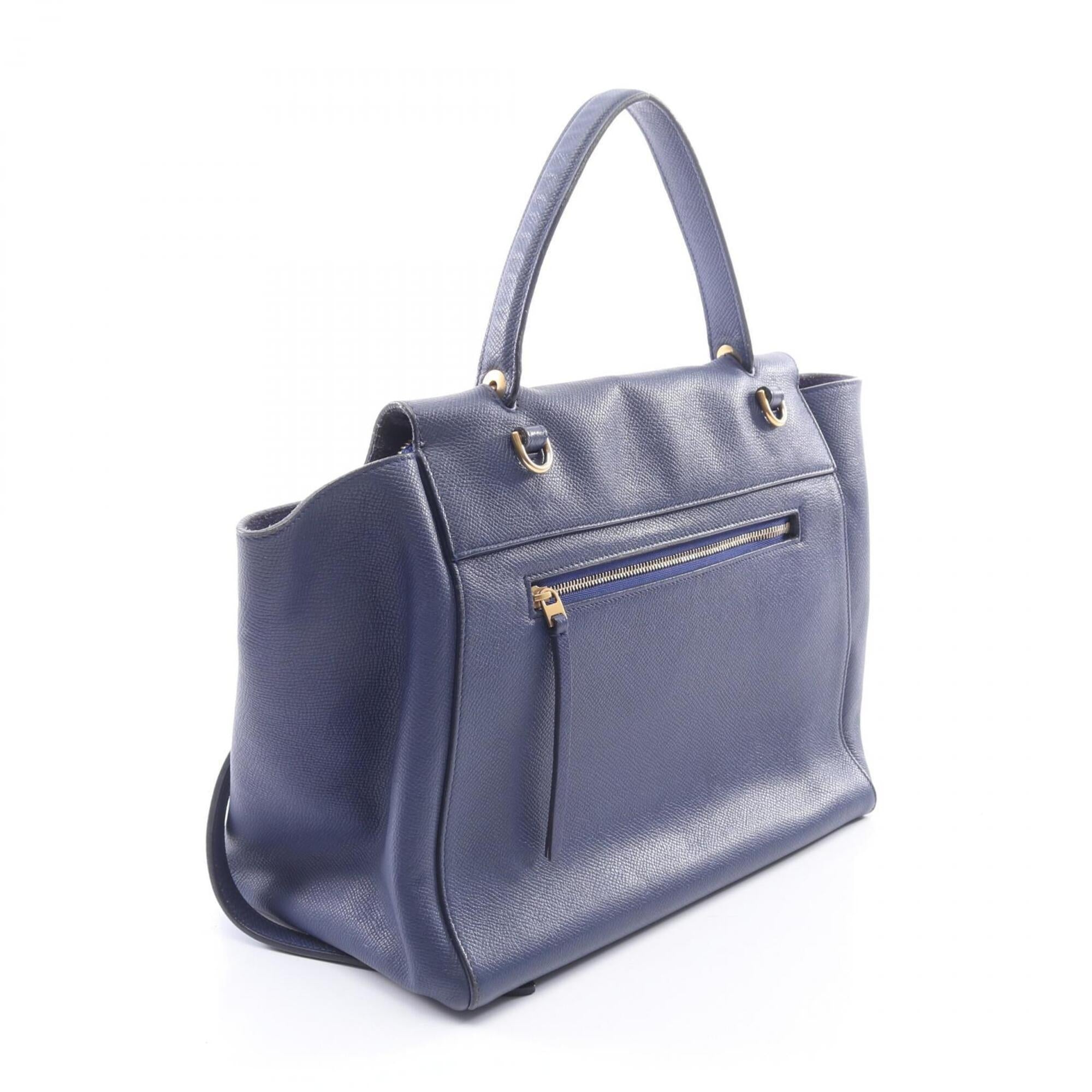 Celine Blue Leather Handbag (Pre-Owned)