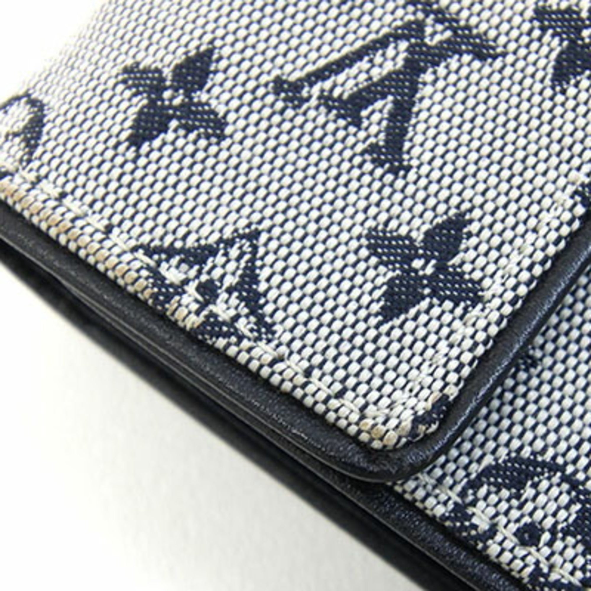 Louis Vuitton Blue Monogram Mini Wallet (Tri-Fold) (Pre-Owned)