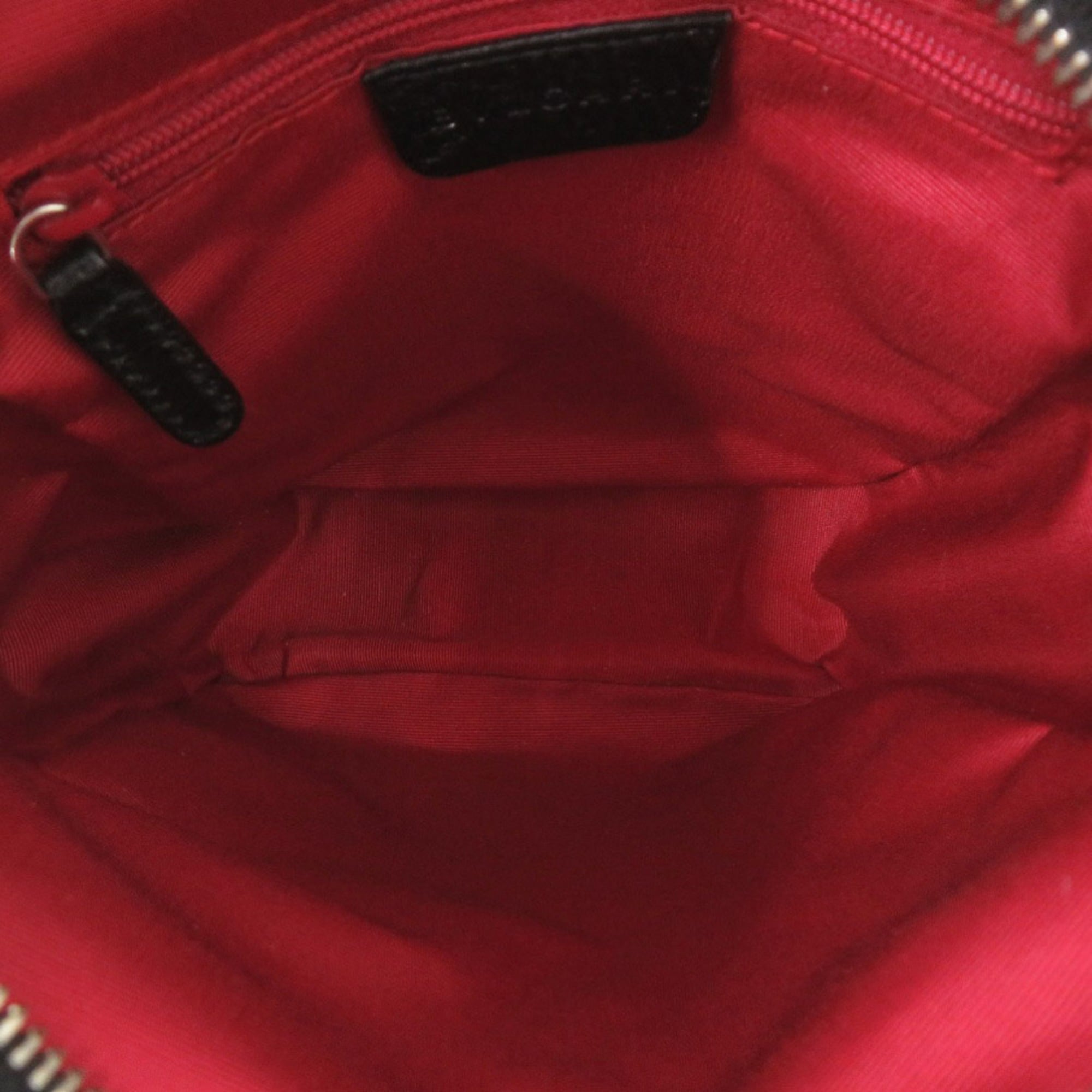 Bvlgari Black Canvas Leather Shoulder Bag (Pre-Owned)