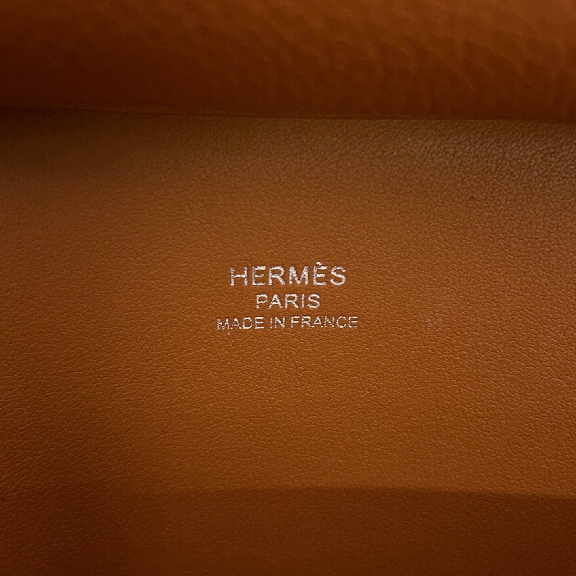 Hermes Jypsiere Gold Handbag (Pre-Owned)