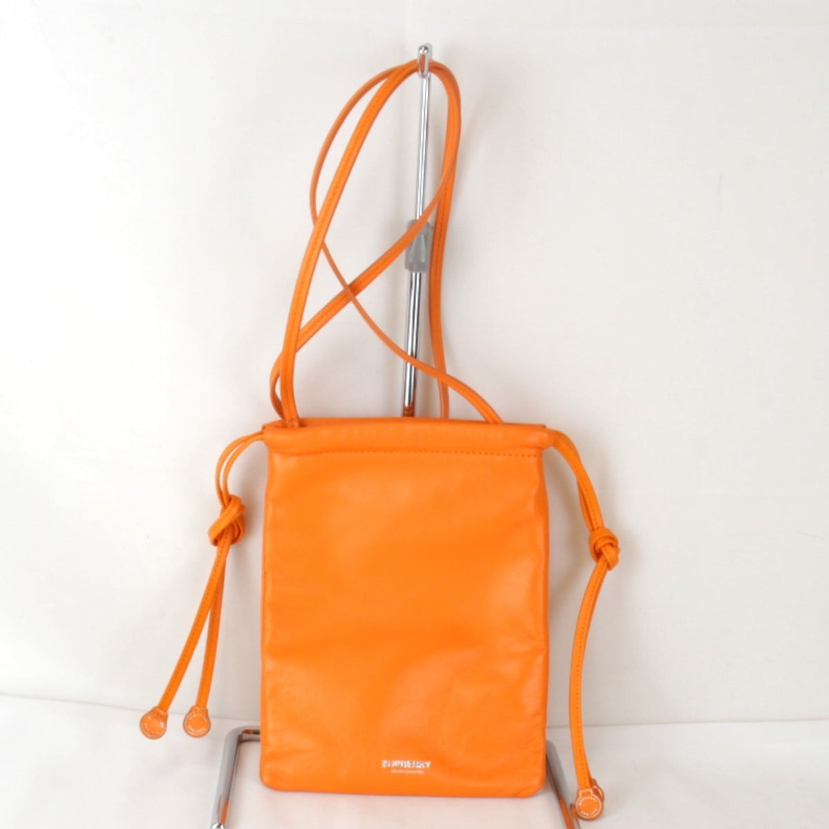 Burberry Orange Leather Shoulder Bag (Pre-Owned)