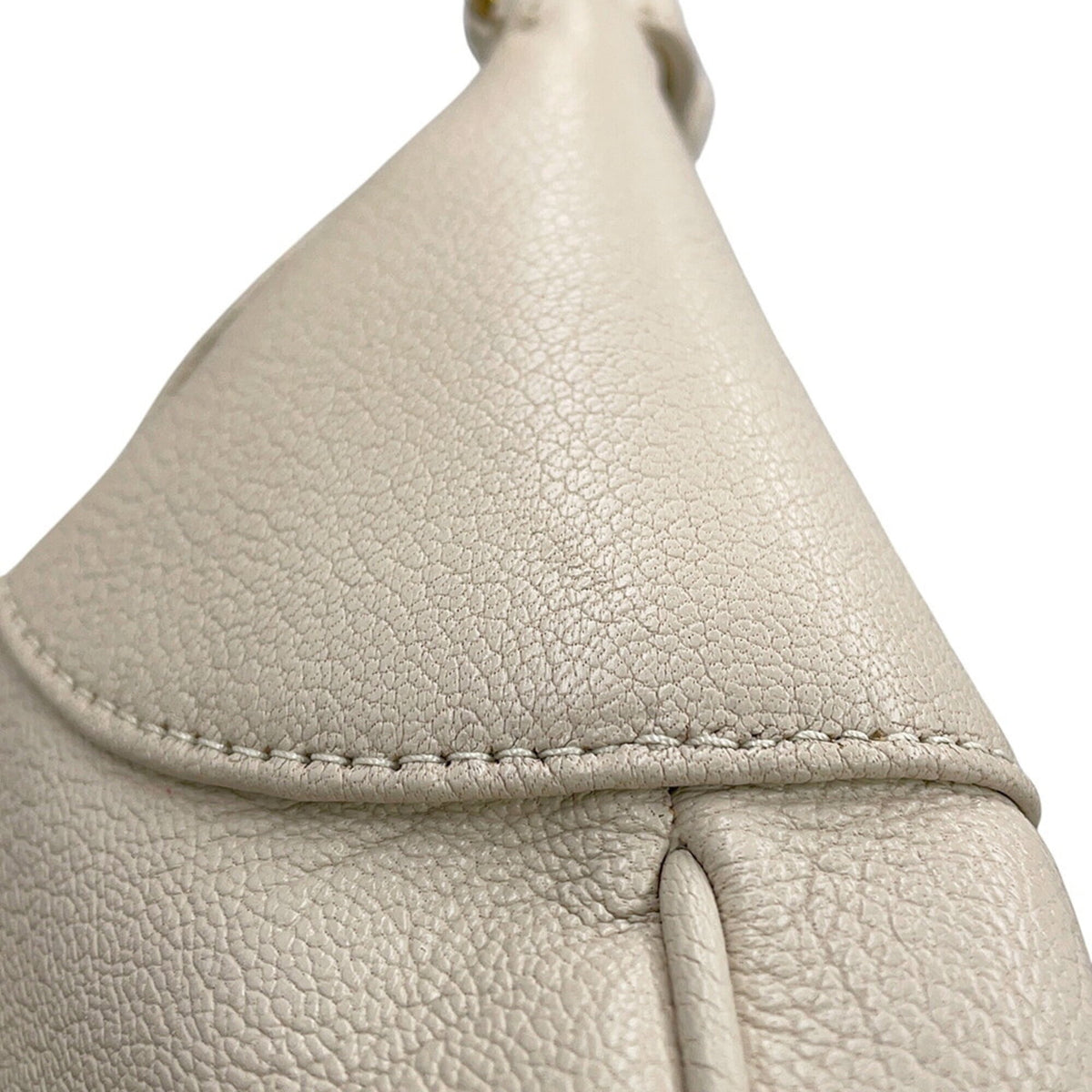 Gucci Beige Leather Handbag Shoulder Bag (Pre-Owned)