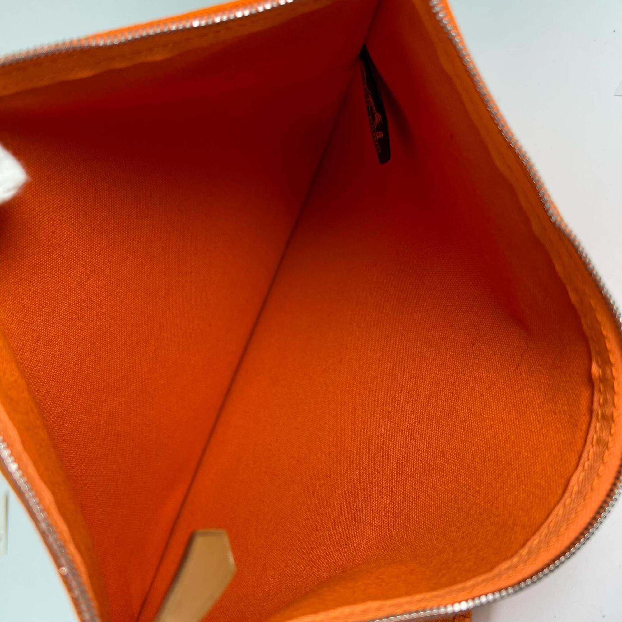 Hermes Orange Cotton Pouch (Pre-Owned)