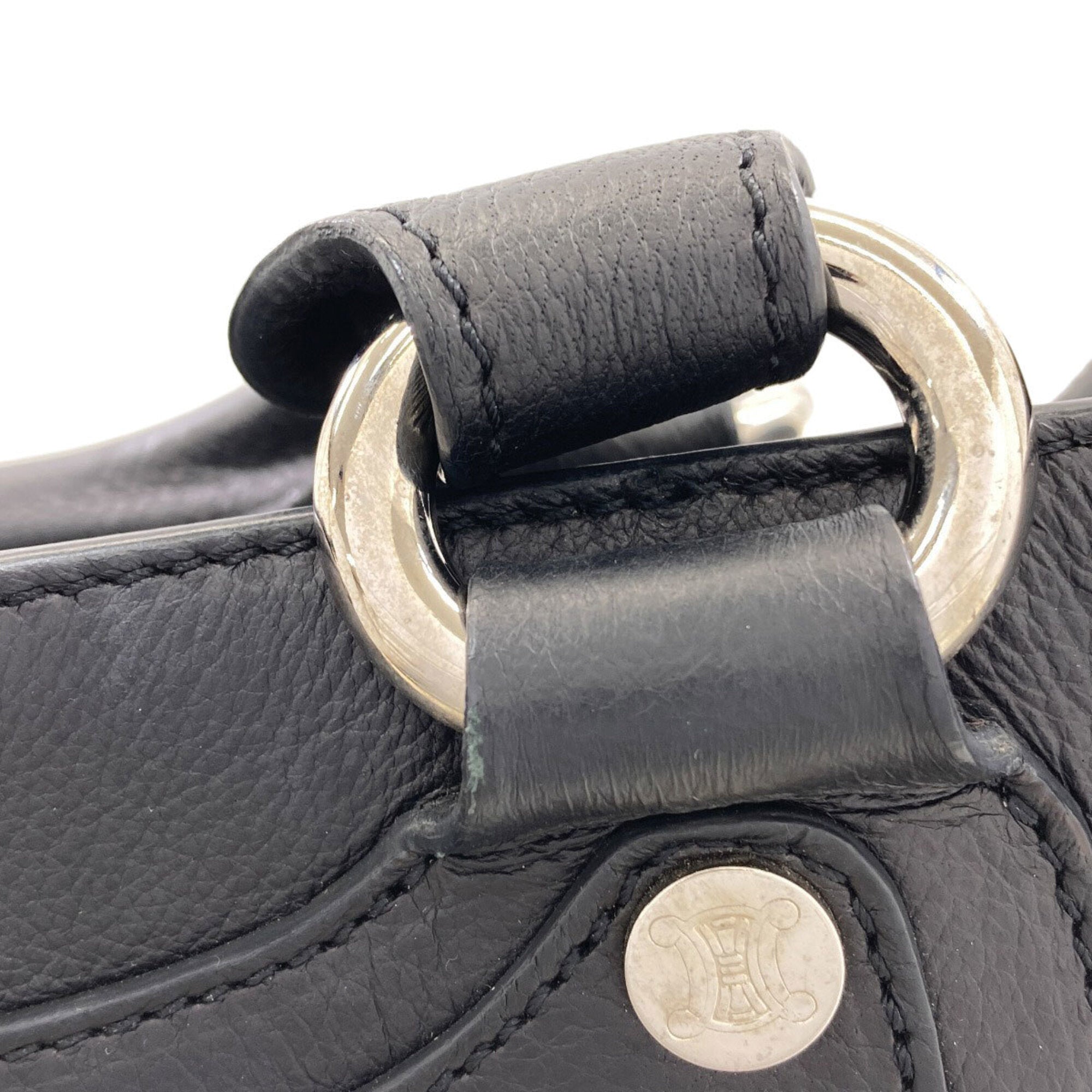 Celine Boogie Black Leather Handbag (Pre-Owned)