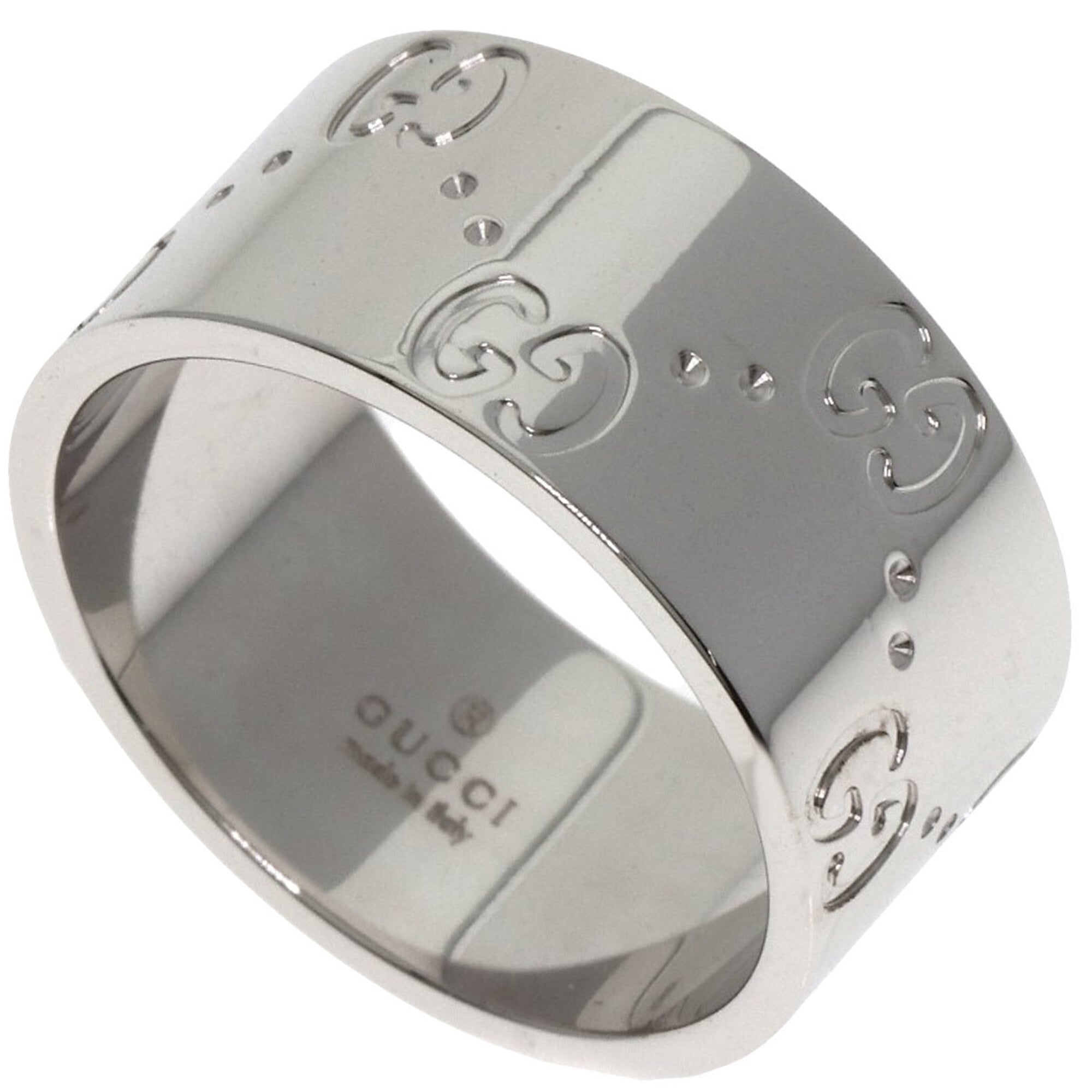 Gucci White Gold (18K) Band Ring (Pre-Owned)