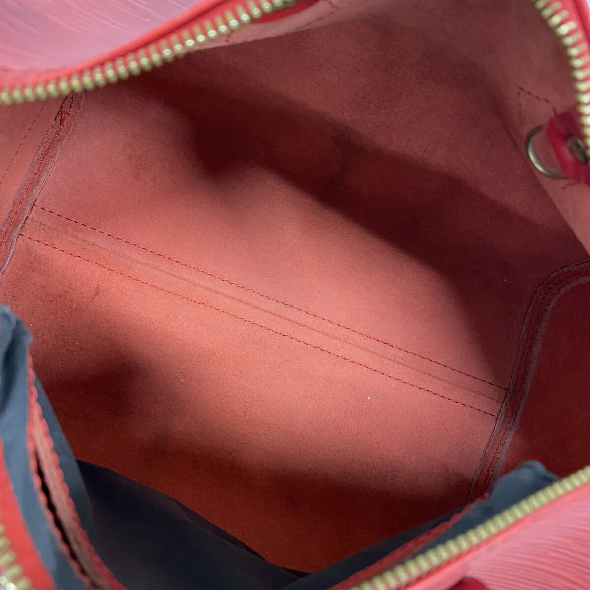 Louis Vuitton Castilian Red Handbag (Pre-Owned)