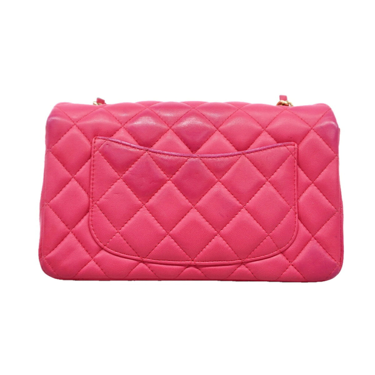 Chanel Pink Leather Shoulder Bag (Pre-Owned)