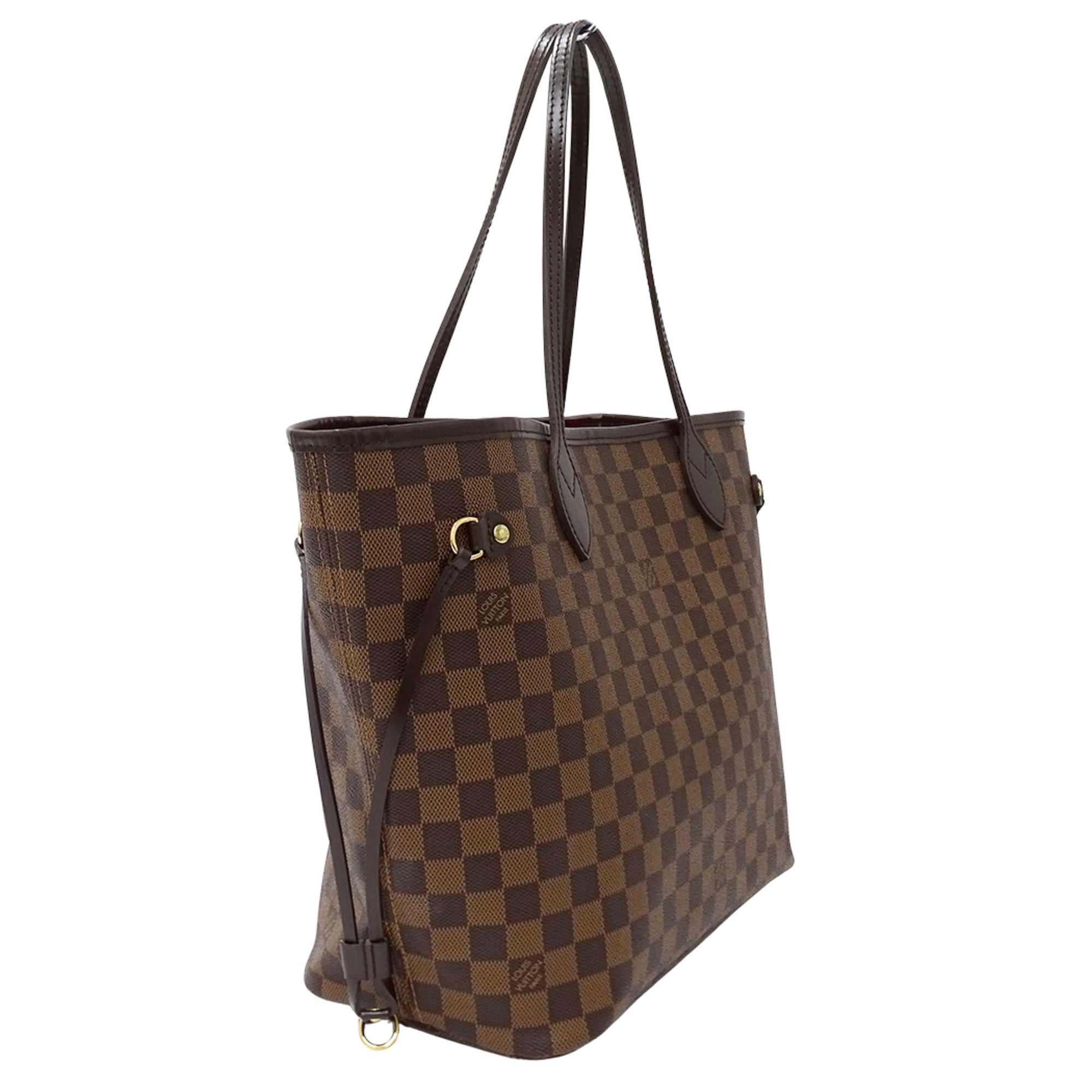 Louis Vuitton Brown Damier Canvas Damier Canvas Handbag Pouch Tote Bag (Pre-Owned)