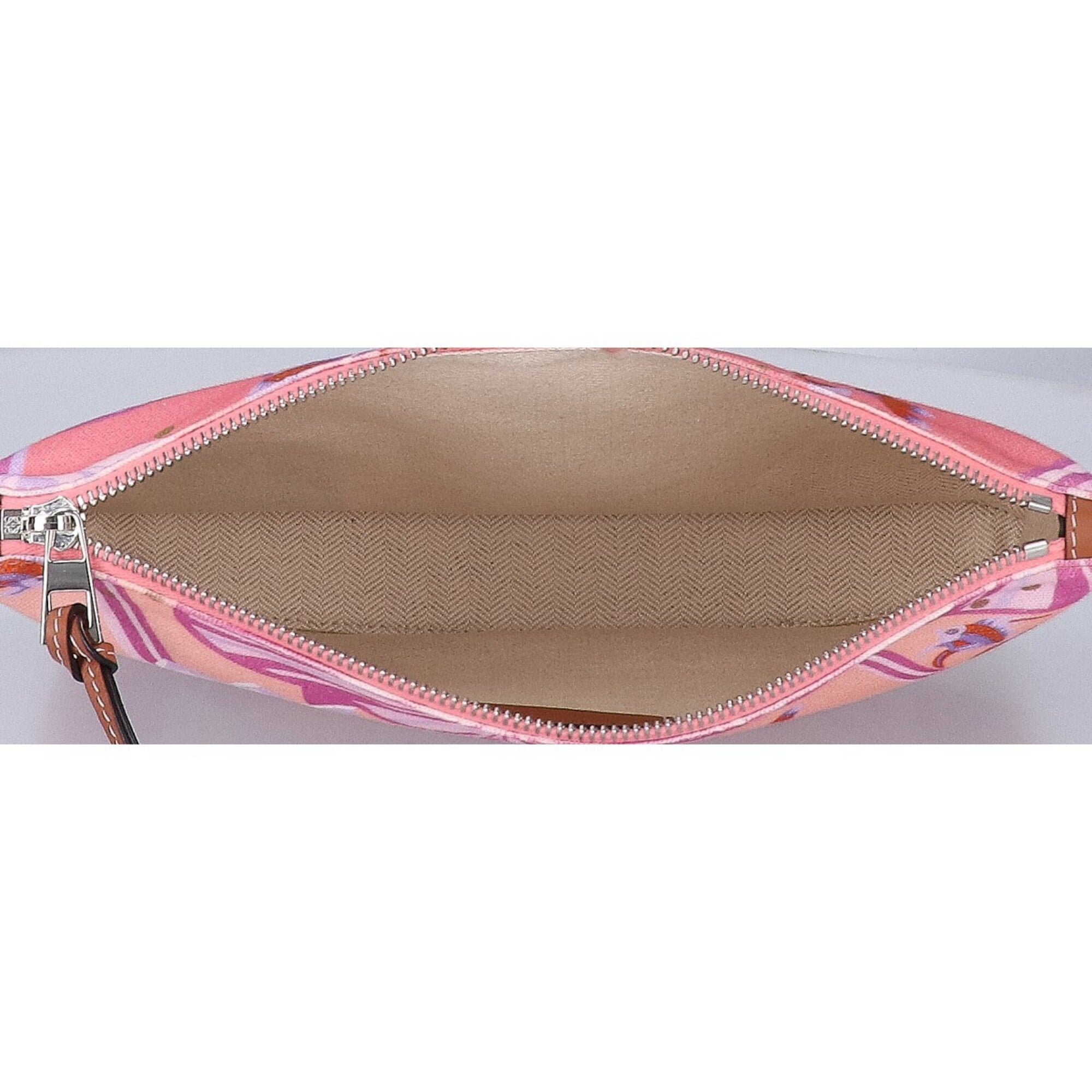 Loewe Pink Canvas Clutch Bag (Pre-Owned)