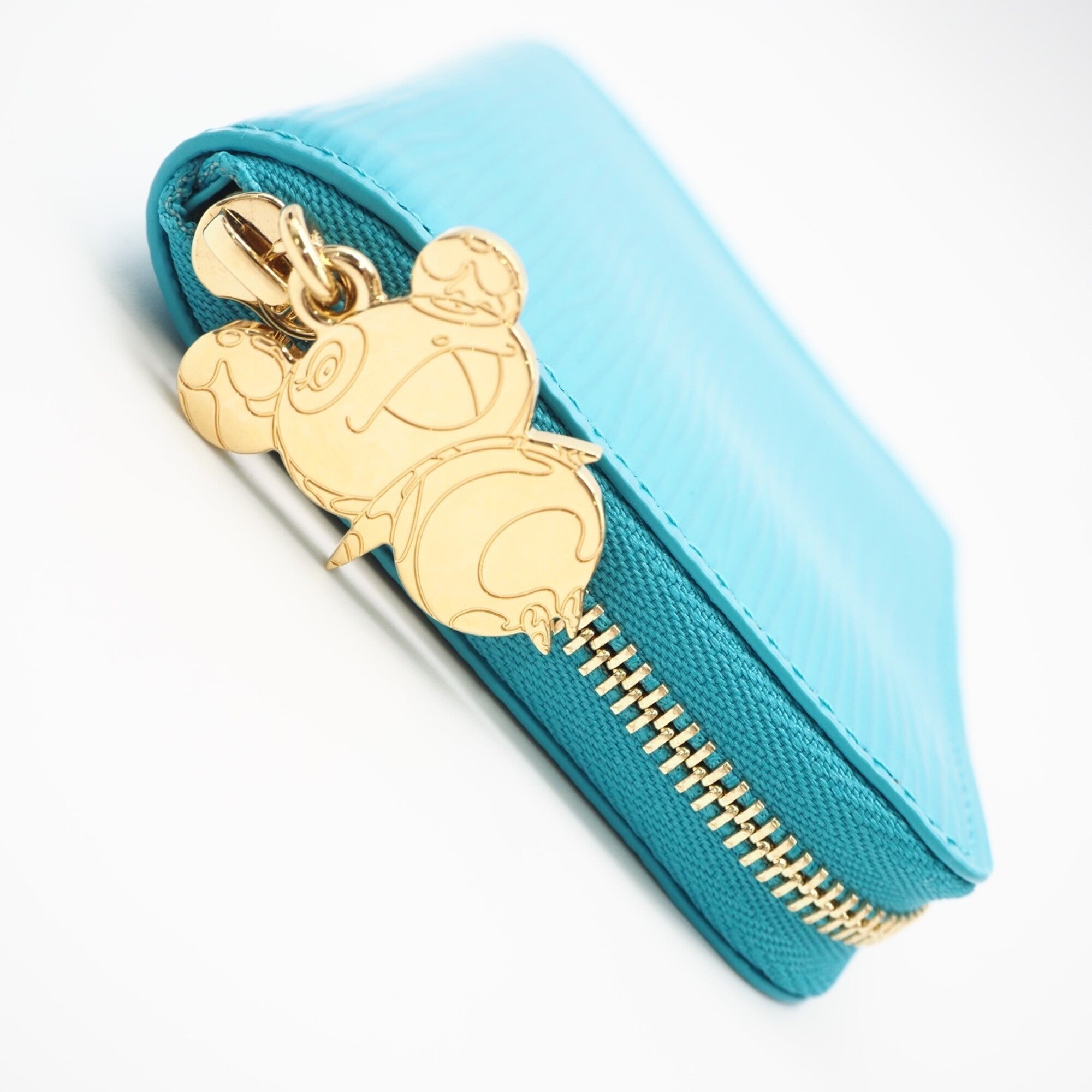 Louis Vuitton Epi Blue Epi Leather Coin Purse/Coin Case (Pre-Owned)